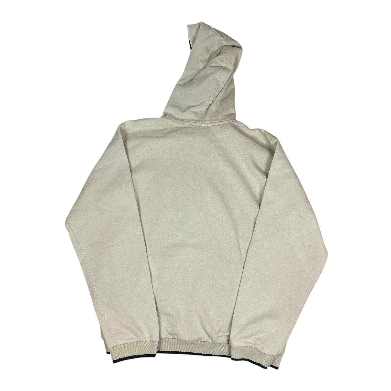 Nike × Vintage Nike Men's Ivory Swoosh Long Sleeve Pullover Hoodie Medium Size US M / EU 48-50 / 2 - 7 Thumbnail