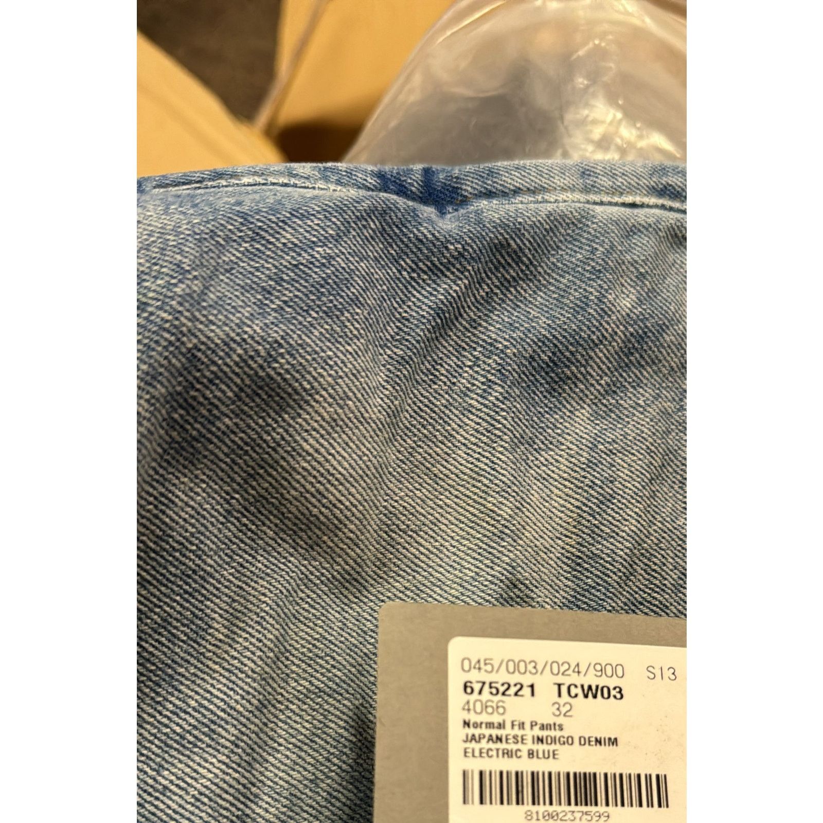 Balenciaga o1rshd1 Japanese Indigo Denim Normal Fit Pants Electric Blue Size US 32 / EU 48 - 20 Thumbnail