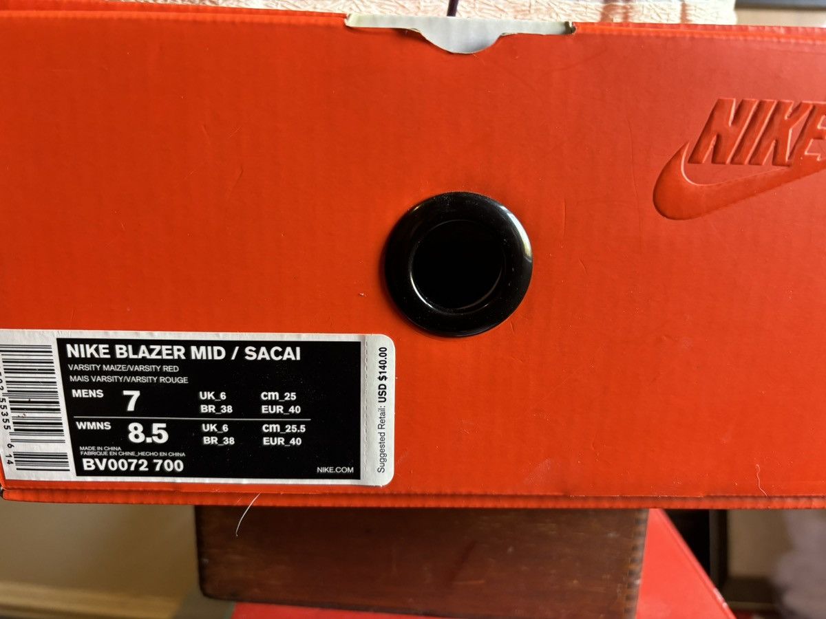 Nike × Sacai NIKE BLAZER X SACAI Size US 7 / EU 40 - 4 Thumbnail