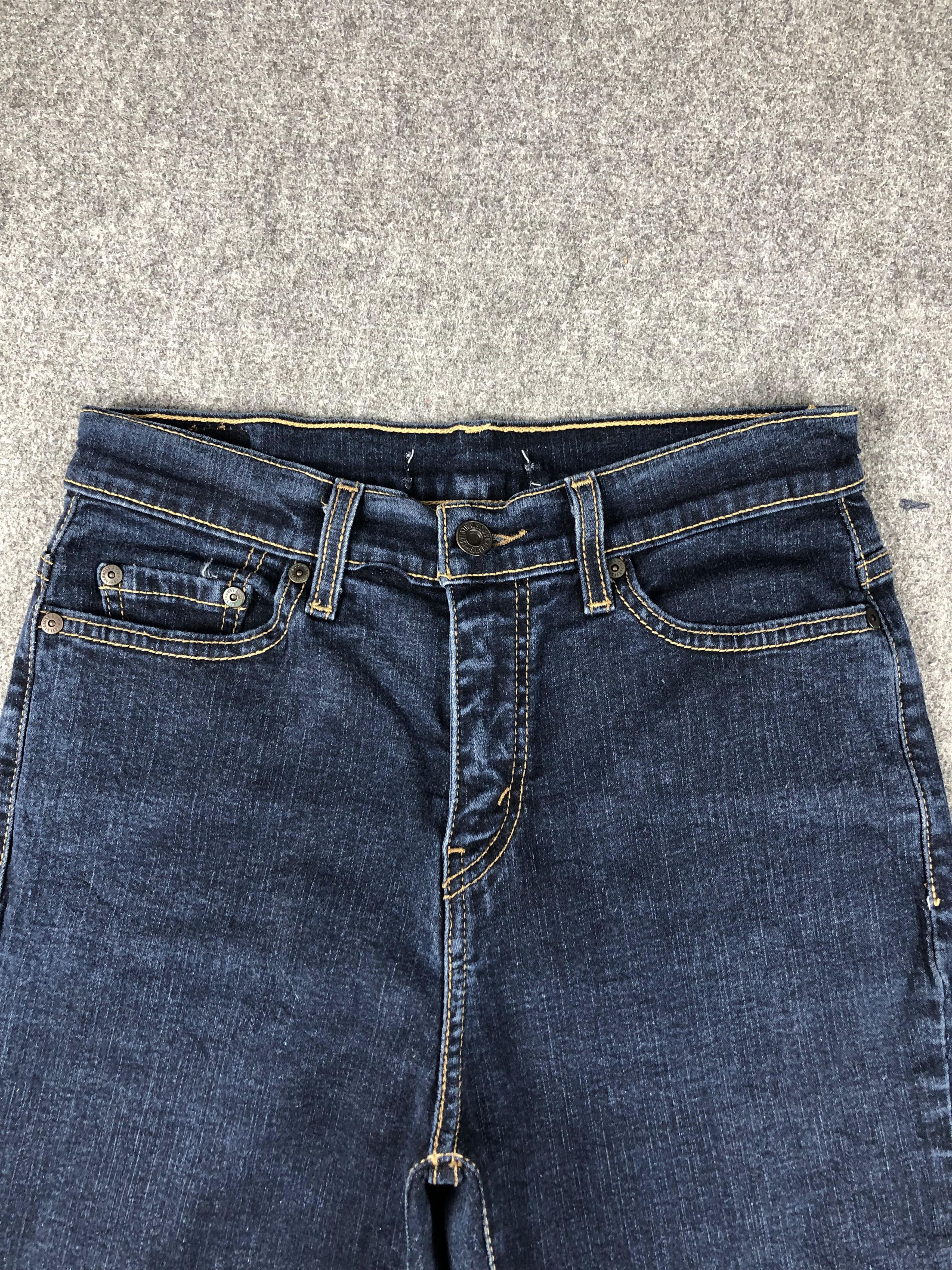 Levi's Vintage Levis Dark Blue Bootcut Bell Bottom Jeans DP2230 Size US 27 - 2 Thumbnail