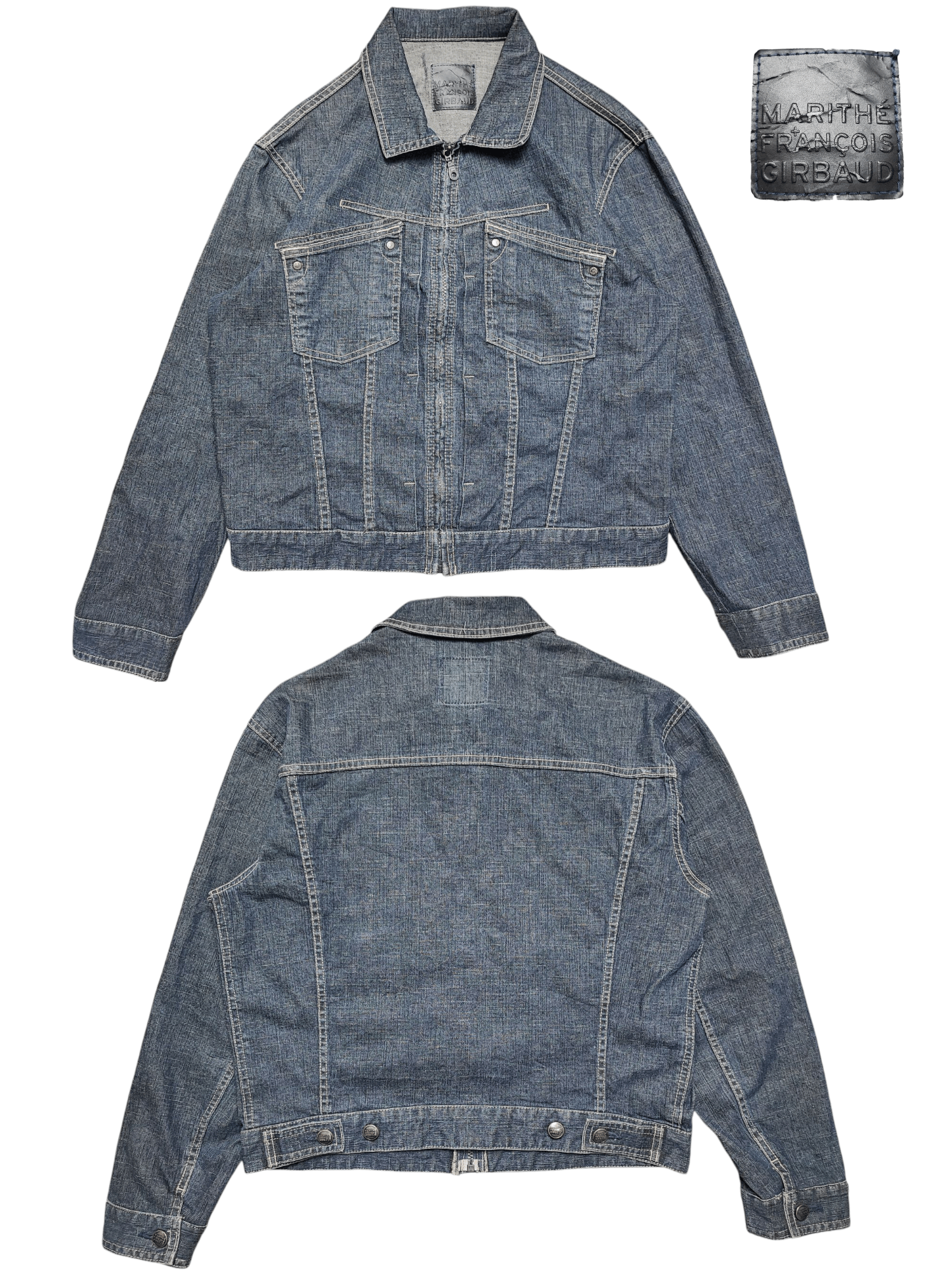 Marithe Francois Girbaud Denim Jacket Boxy
