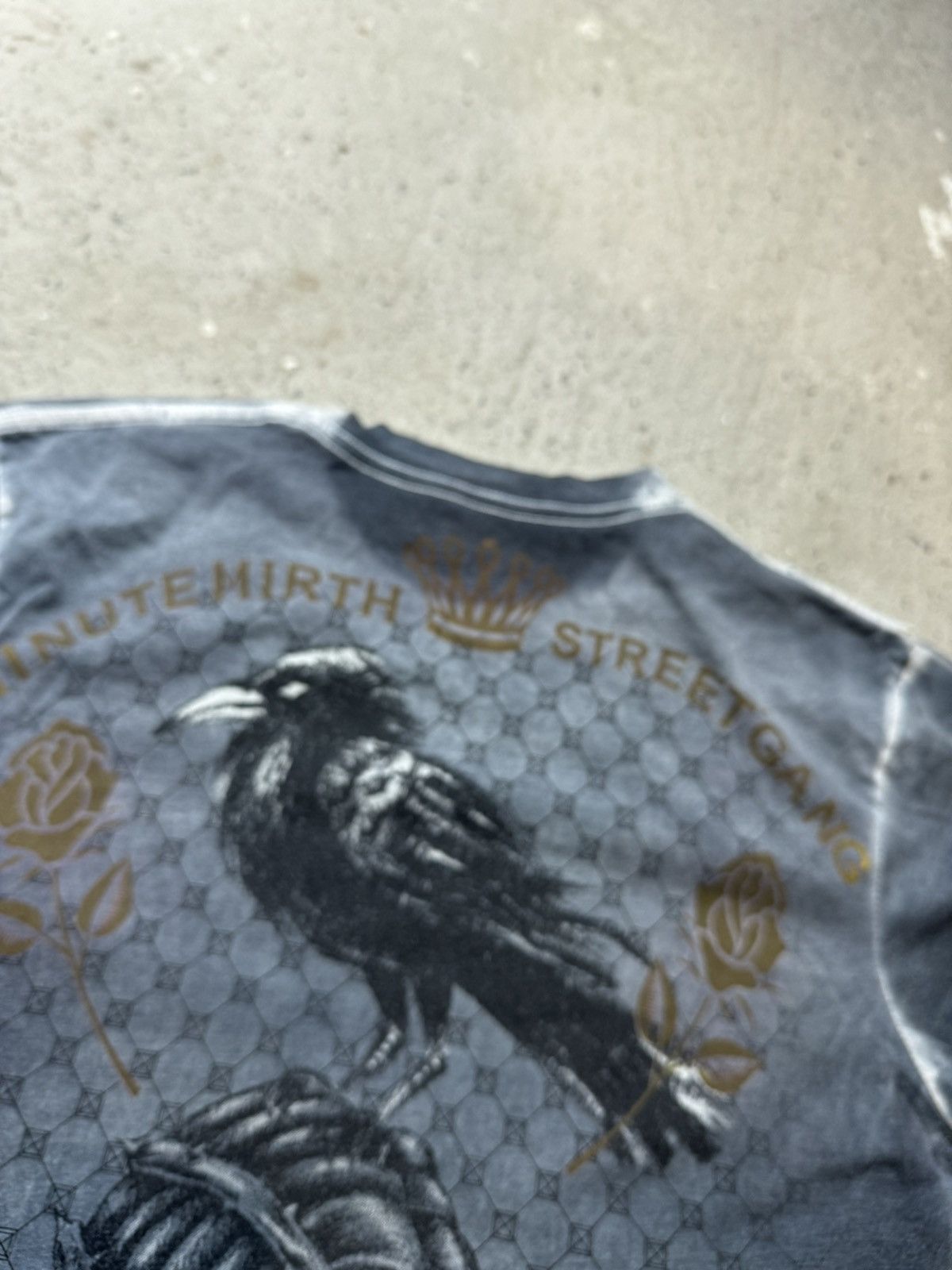 Japanese Brand × Vintage Vintage Y2K Minute Mirth Hardy Style Affliction Skull Dead Size US M / EU 48-50 / 2 - 9 Thumbnail