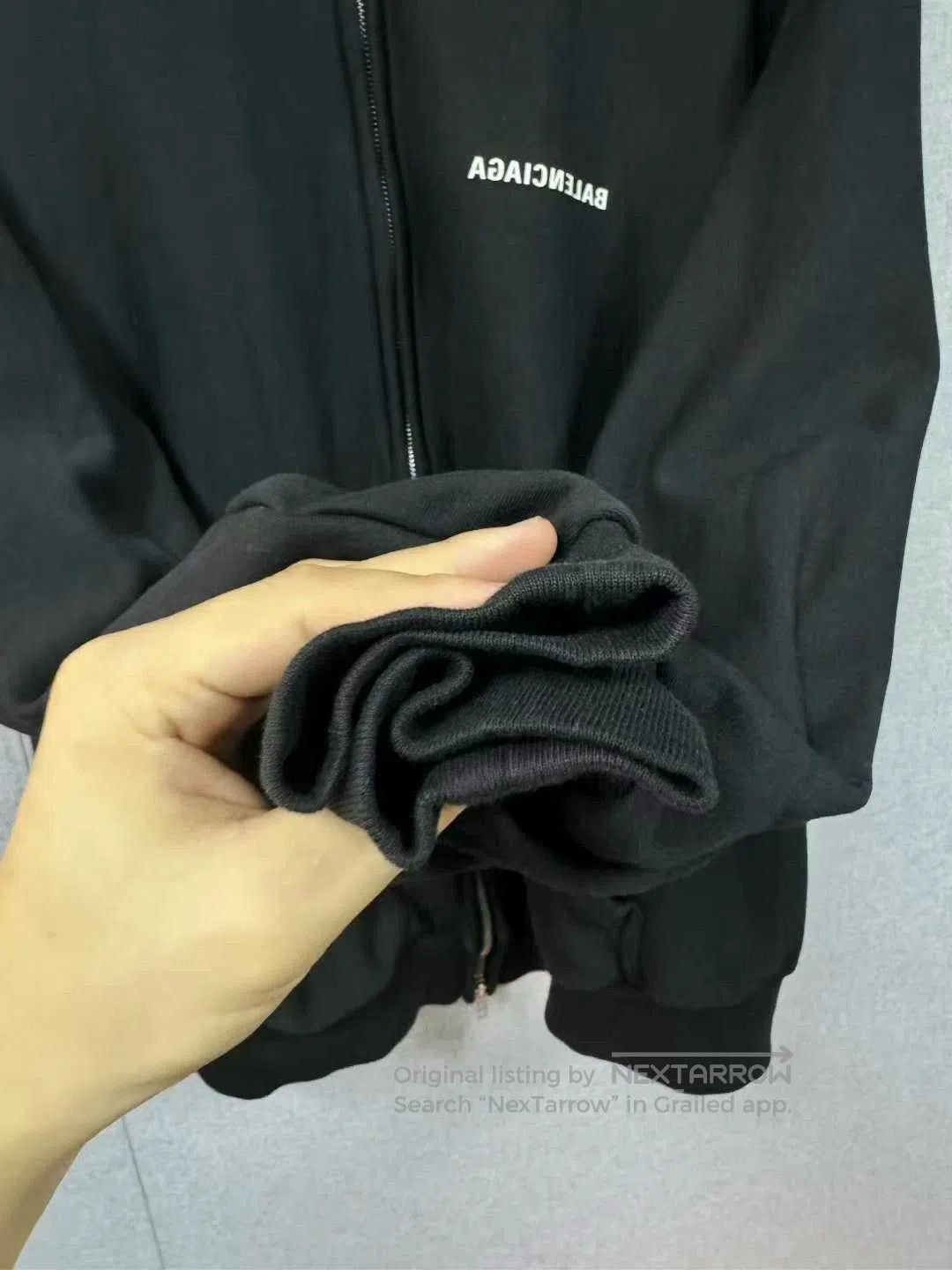 Balenciaga balenciaga logo zip-up jacket in black. Size US S / EU 44-46 / 1 - 6 Thumbnail