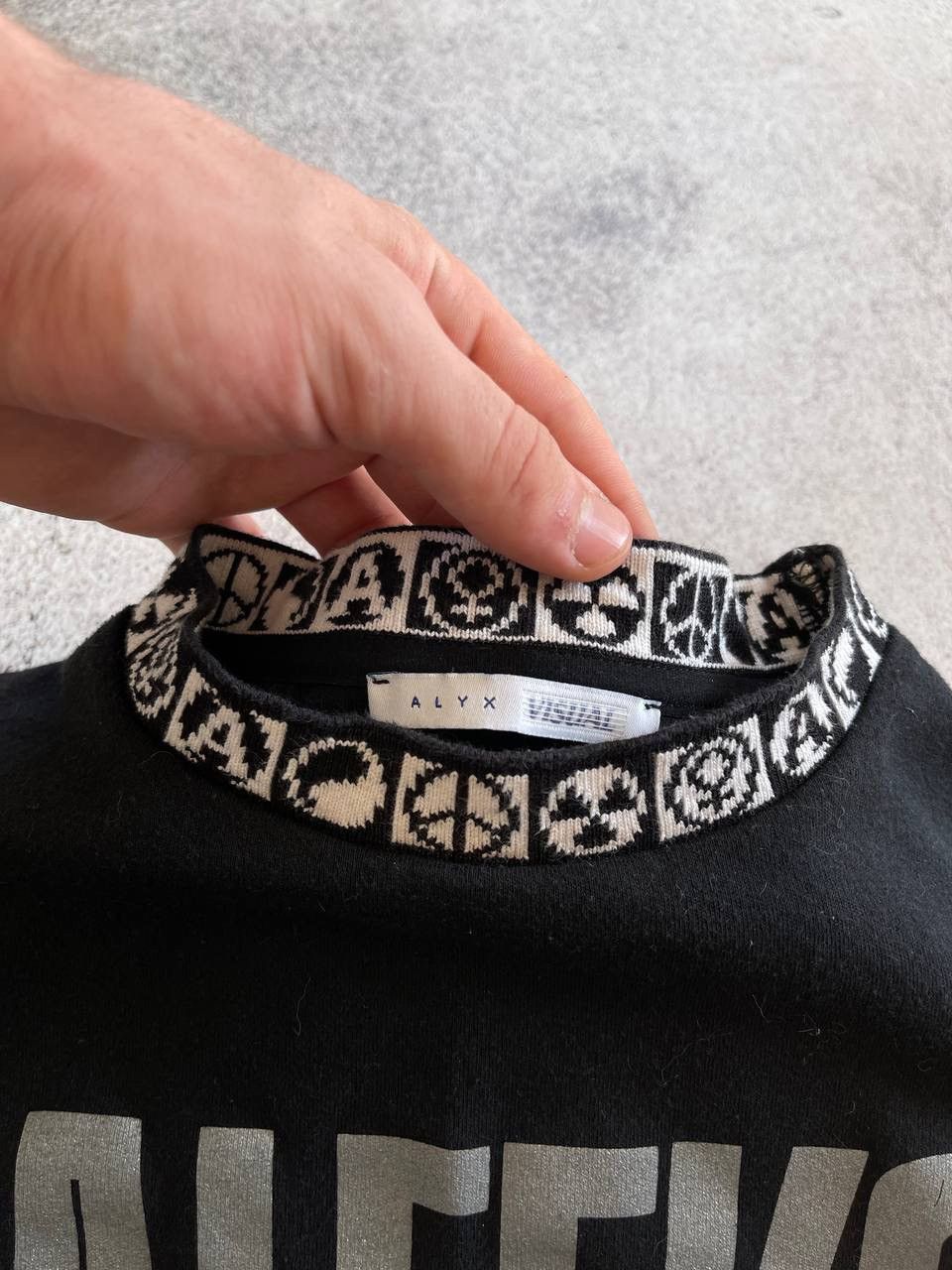 1017 ALYX 9SM × Alyx Alyx Visual Women’s Black Shirt Made Italy Big Logo Size XS Size XS / US 0-2 / IT 36-38 - 7 Thumbnail