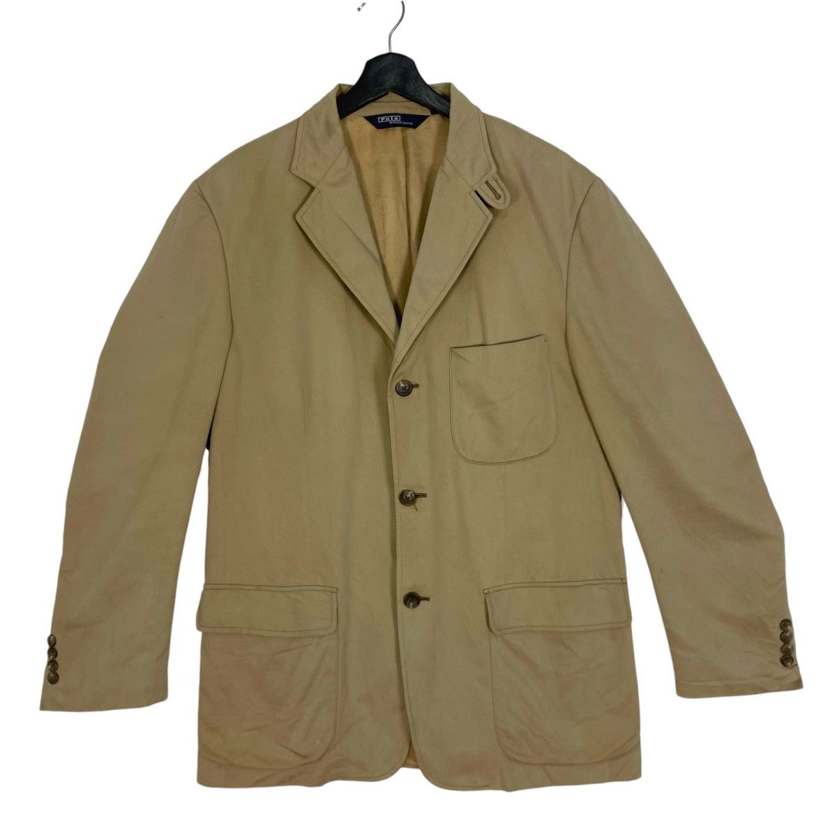 Polo Ralph Lauren Vintage Polo Ralph Lauren Coat Button Up Double breasted Size US M / EU 48-50 / 2 - 2 Thumbnail