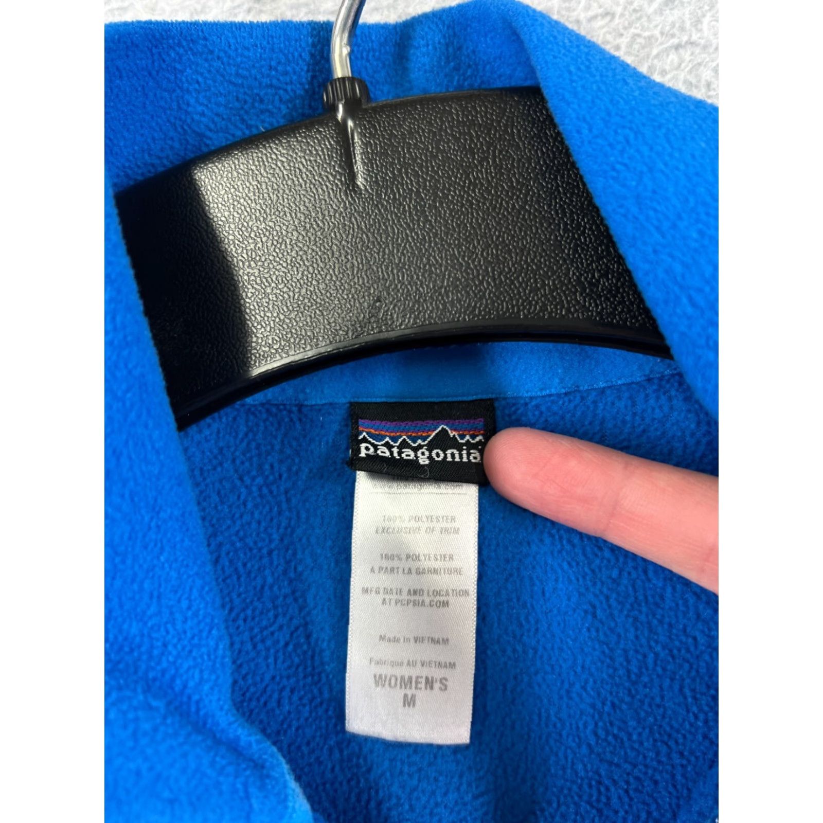 Patagonia Patagonia Sweater Womens M Blue 100% Polyester Fleece 1/4 Zip Pullover Shirt Pullover Womens Medium Blue Patagonia 1/4 Zip Size M / US 6-8 / IT 42-44 - 3 Thumbnail