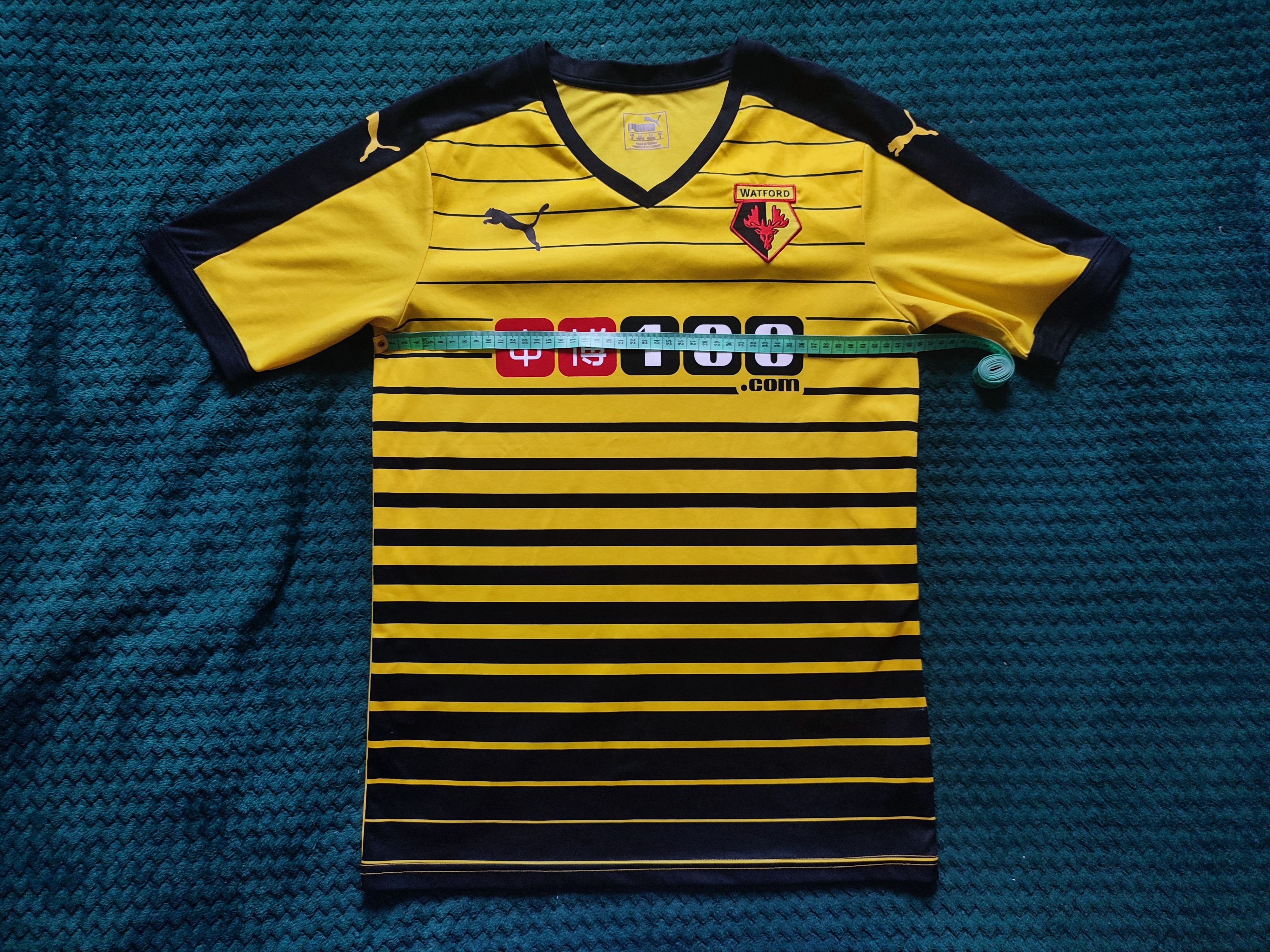 Puma Watford 2015 2016 Home Puma Football Shirt Soccer Jersey Size US S / EU 44-46 / 1 - 5 Thumbnail
