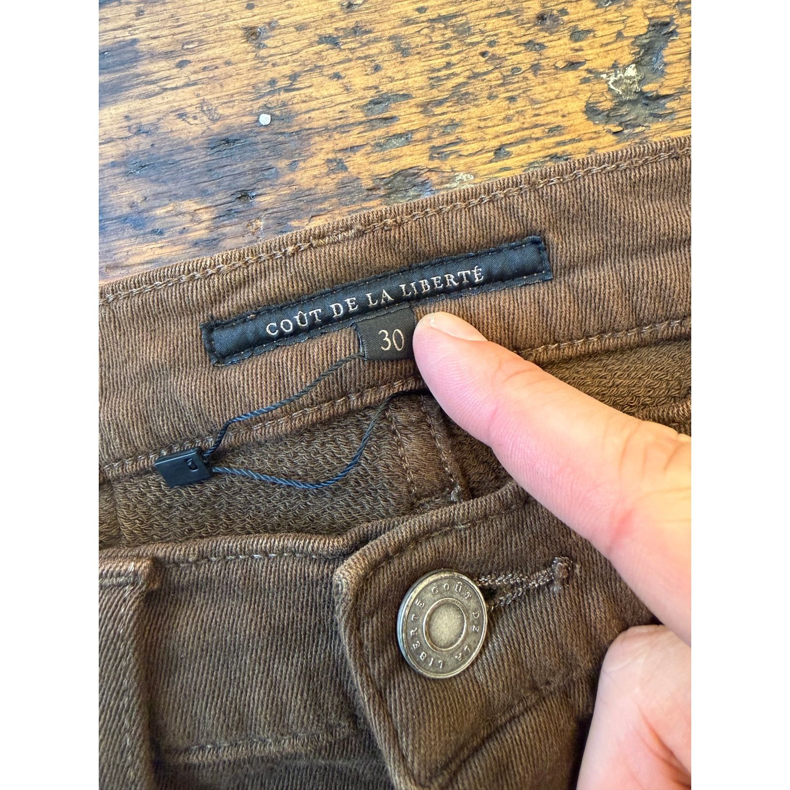 Cout de la Liberte Cout De La Liberte Embellished Concho Catfish Flare Pants Size 30" / US 8 / IT 44 - 3 Thumbnail