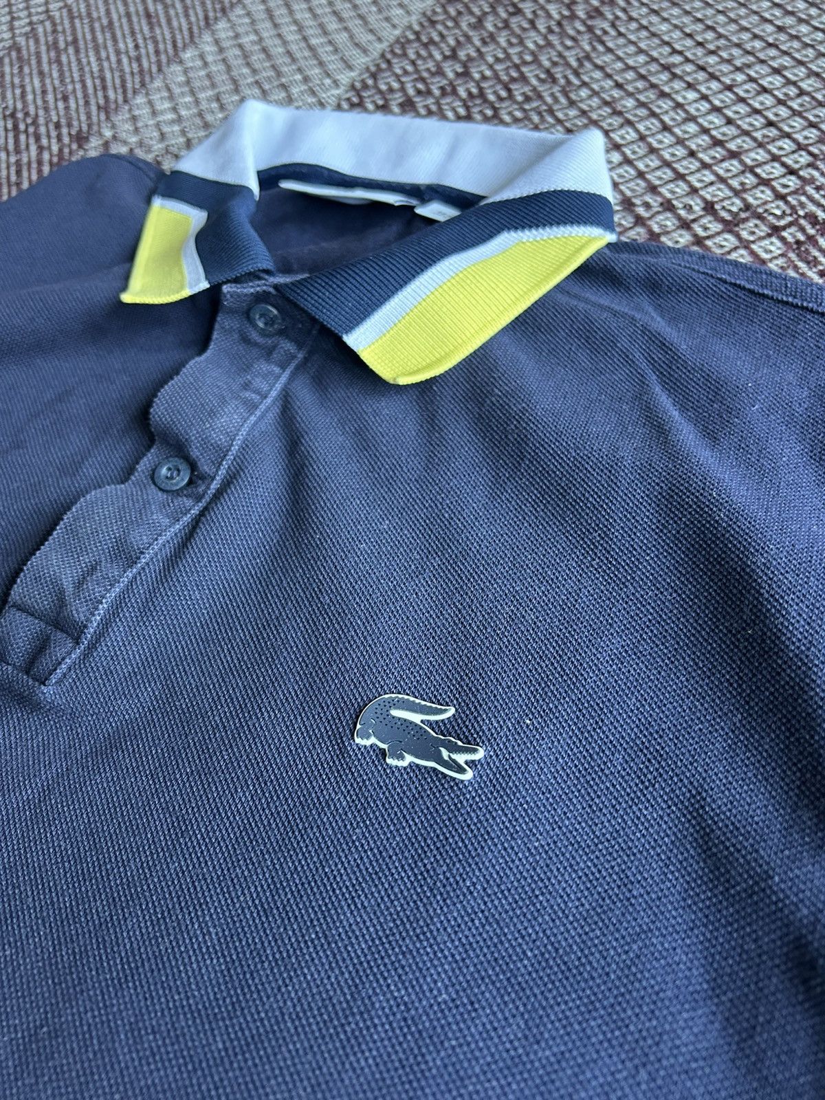 Lacoste × Vintage Lacoste Slim Fit Polo Shirt Men Solid Style Size Large Size US L / EU 52-54 / 3 - 6 Thumbnail