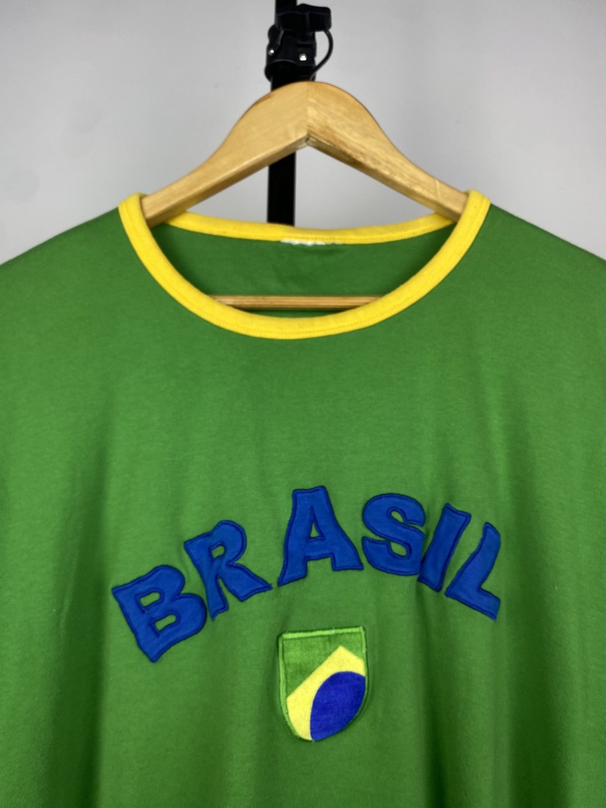 🇧🇷 Vintage 90s Big Logo Brazil T Shirts Sportswear Y2K