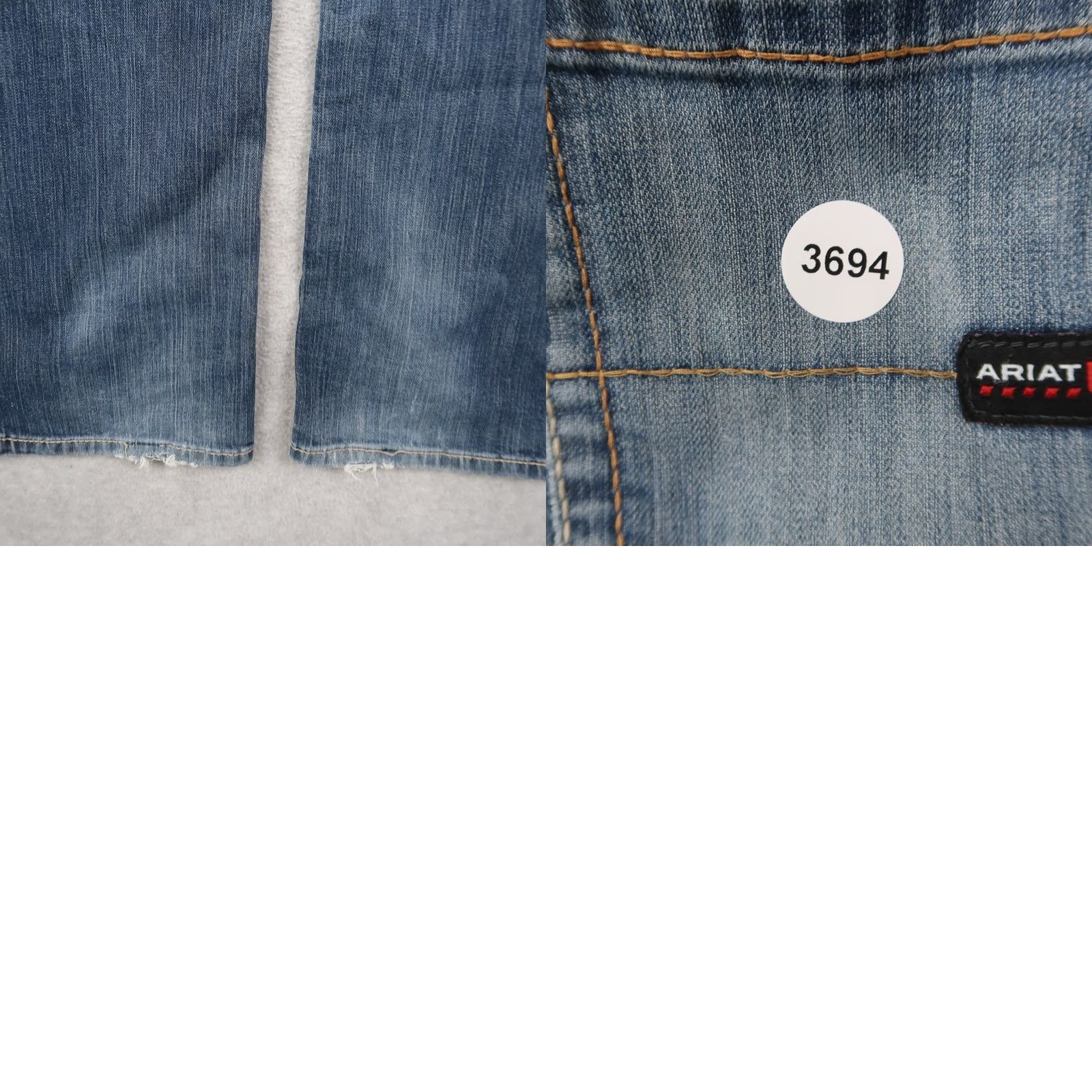 Ariat Ariat M4 Jeans Bootcut Relaxed Men's 32x38 Flame-Resistant CAT2 Blue Denim 5-Pocket USA Cowboy Jeans Mens Size US 32 / EU 48 - 10 Thumbnail