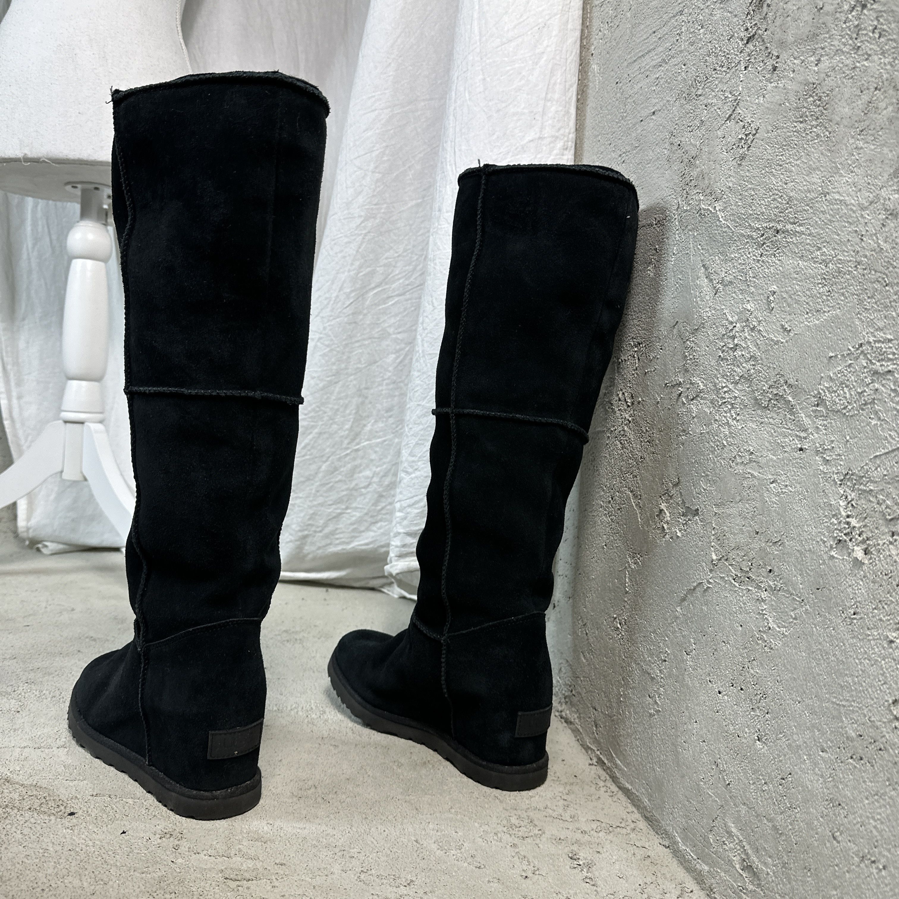 Vintage UGG Platform Wedge Boots Size US 7 / IT 37 - 4 Thumbnail