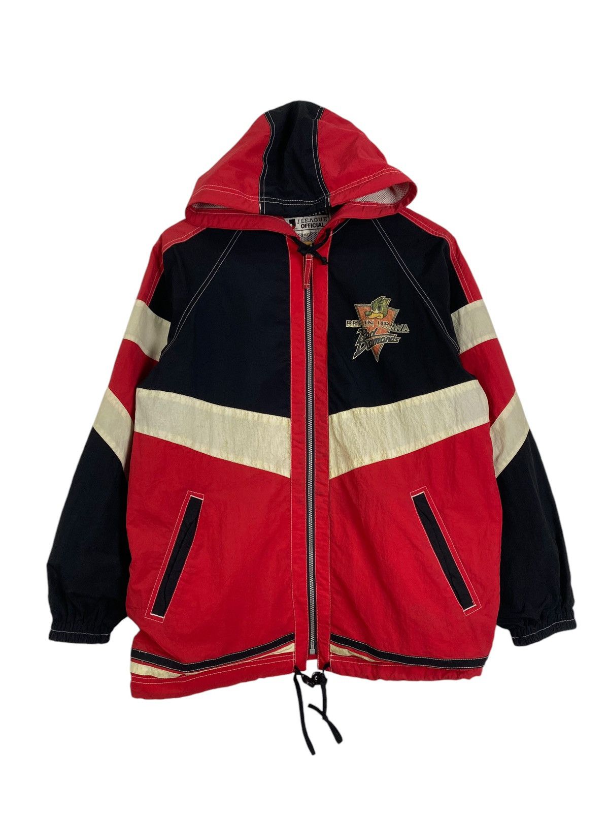 Vintage Vintage J.League Official Red In Urawa windbreaker Size US M / EU 48-50 / 2 - 1 Thumbnail