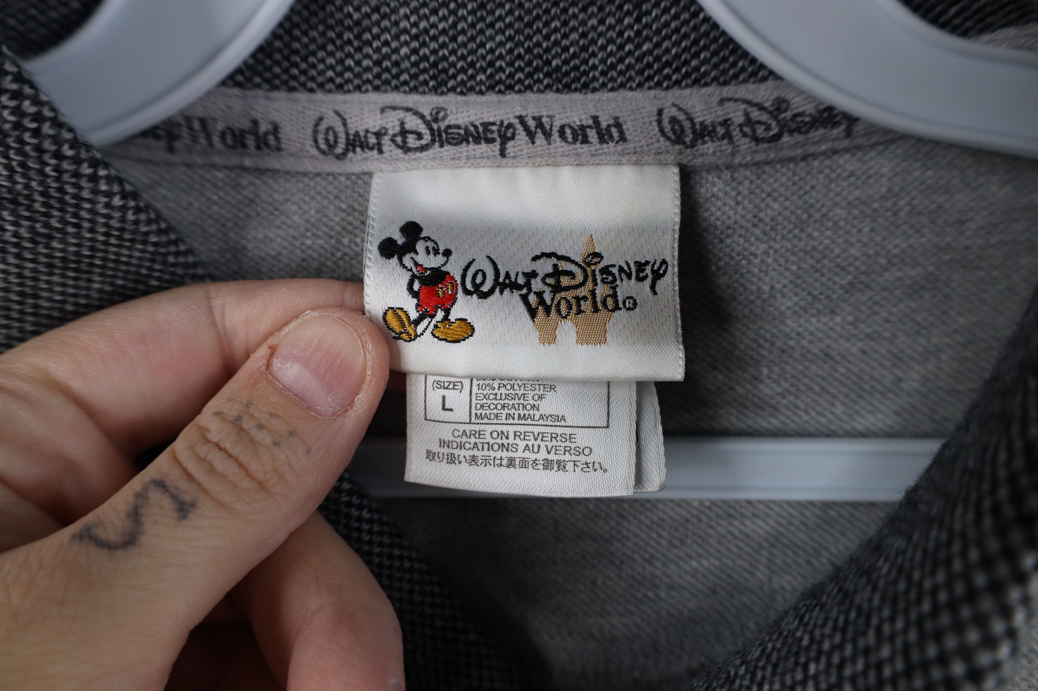 Disney Vintage 90s Walt Disney World Mickey Mouse Polo Shirt Size US L / EU 52-54 / 3 - 7 Thumbnail