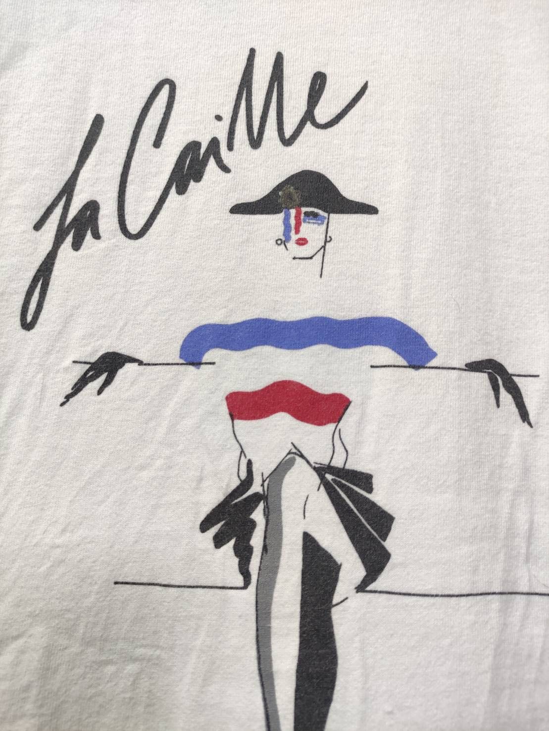 Vintage Vtg 90's Tony Viramontes Paris Fashion Art Promo T-Shirt Size US XL / EU 56 / 4 - 3 Thumbnail