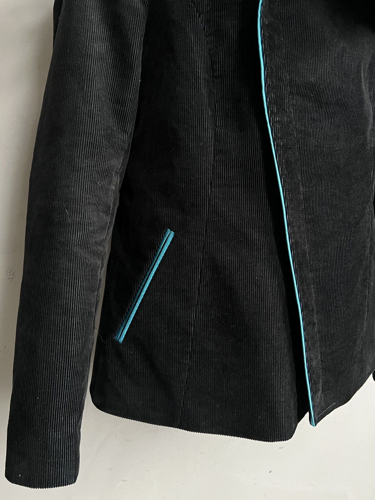 Hysteric Glamour Velvet y2k asymmetrical biker black rick owens style jacket Size US S / EU 44-46 / 1 - 4 Thumbnail