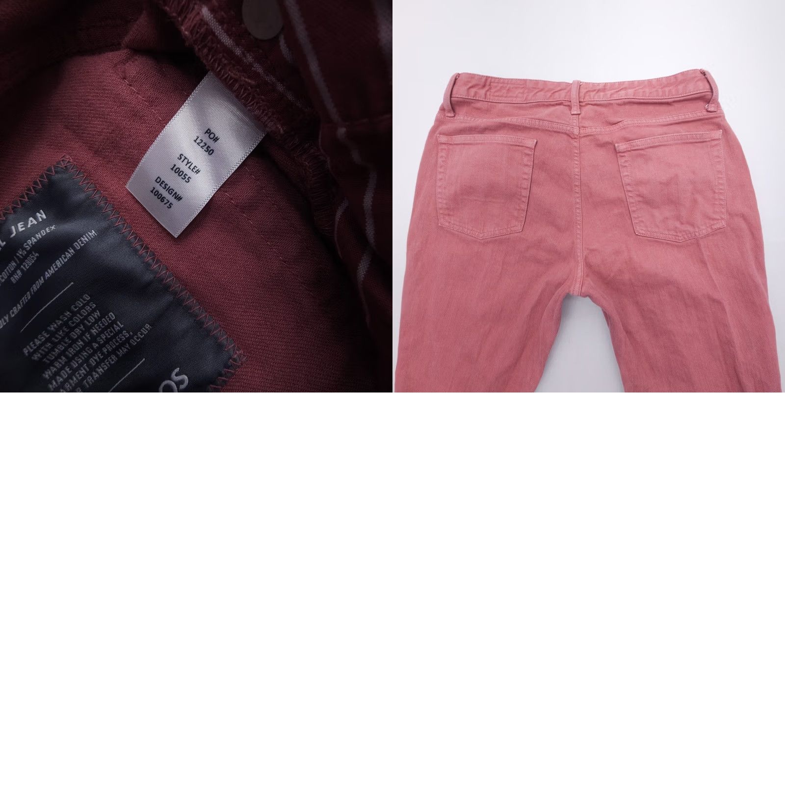 Bonobos Bonobos Travel Jeans Mens 33 x 34 Pink Straight Cotton Stretch Denim USA Made Size US 33 - 9 Thumbnail