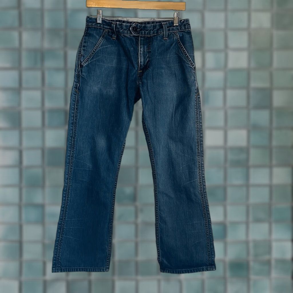 Levi's VINTAGE Levi's Red Collection Limited Edition Jeans Tag W 32x32 Unique Patch Men Jeans 32 Blue Loose Patch 32 Mens Size US 32 / EU 48 - 1 Thumbnail