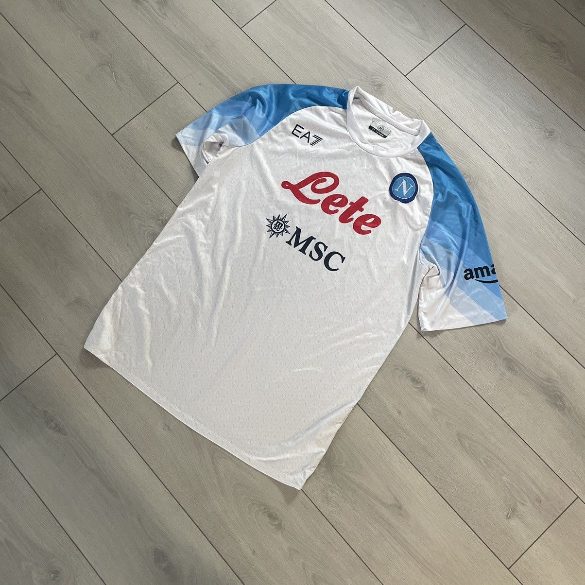 Pro Player Ea7 Napoli MSC LETE AMAZON shirt Jersey tee PRO FIFA Size US XXL / EU 58 / 5 - 1 Thumbnail