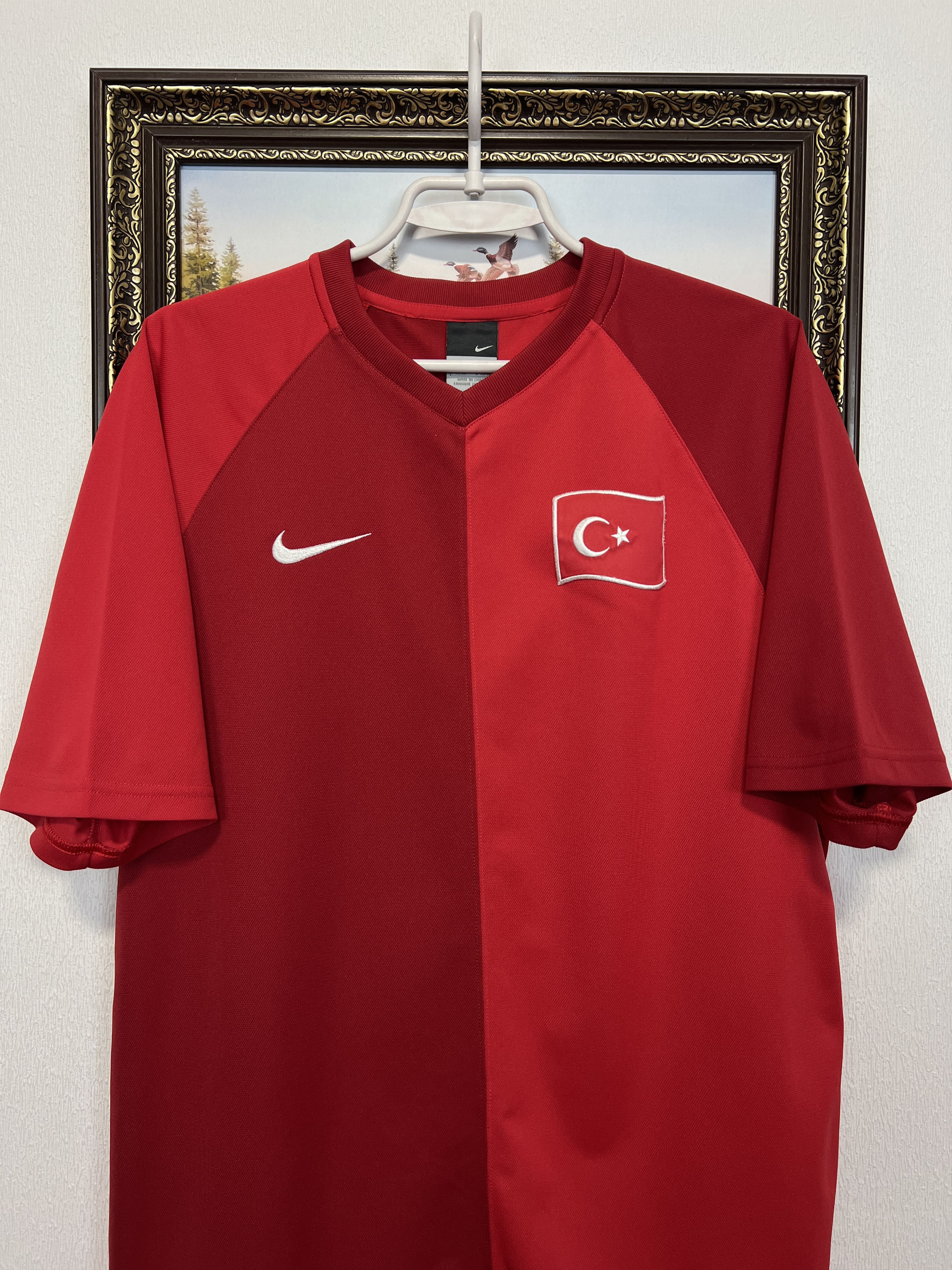 Nike Turkey Home football shirt 2006 Soccer Shirt National Jersey Size US L / EU 52-54 / 3 - 2 Thumbnail