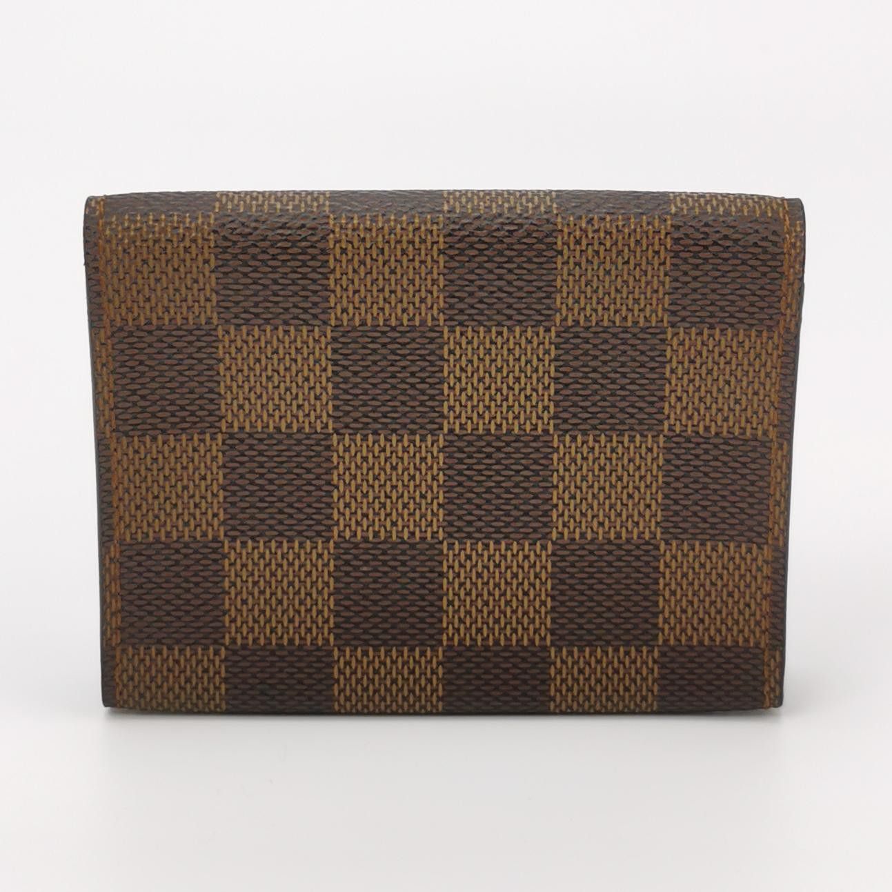Louis Vuitton Louis Vuitton (LV) Cowhide Checkerboard Flap Card Holder -y Size ONE SIZE - 3 Thumbnail