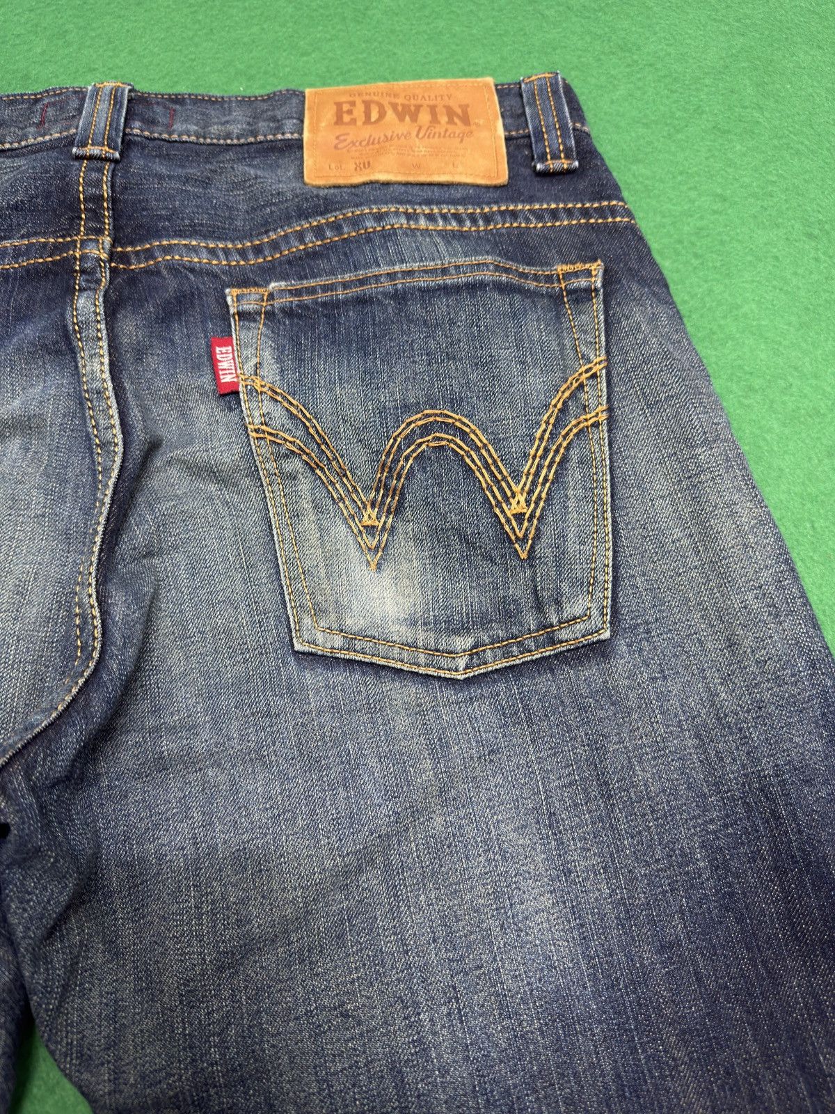 Kapital A27 EDWIN XV EXCLUSIVE VINTAGE MUD WASH AND VINTAGE STYLE Size US 35 - 14 Thumbnail