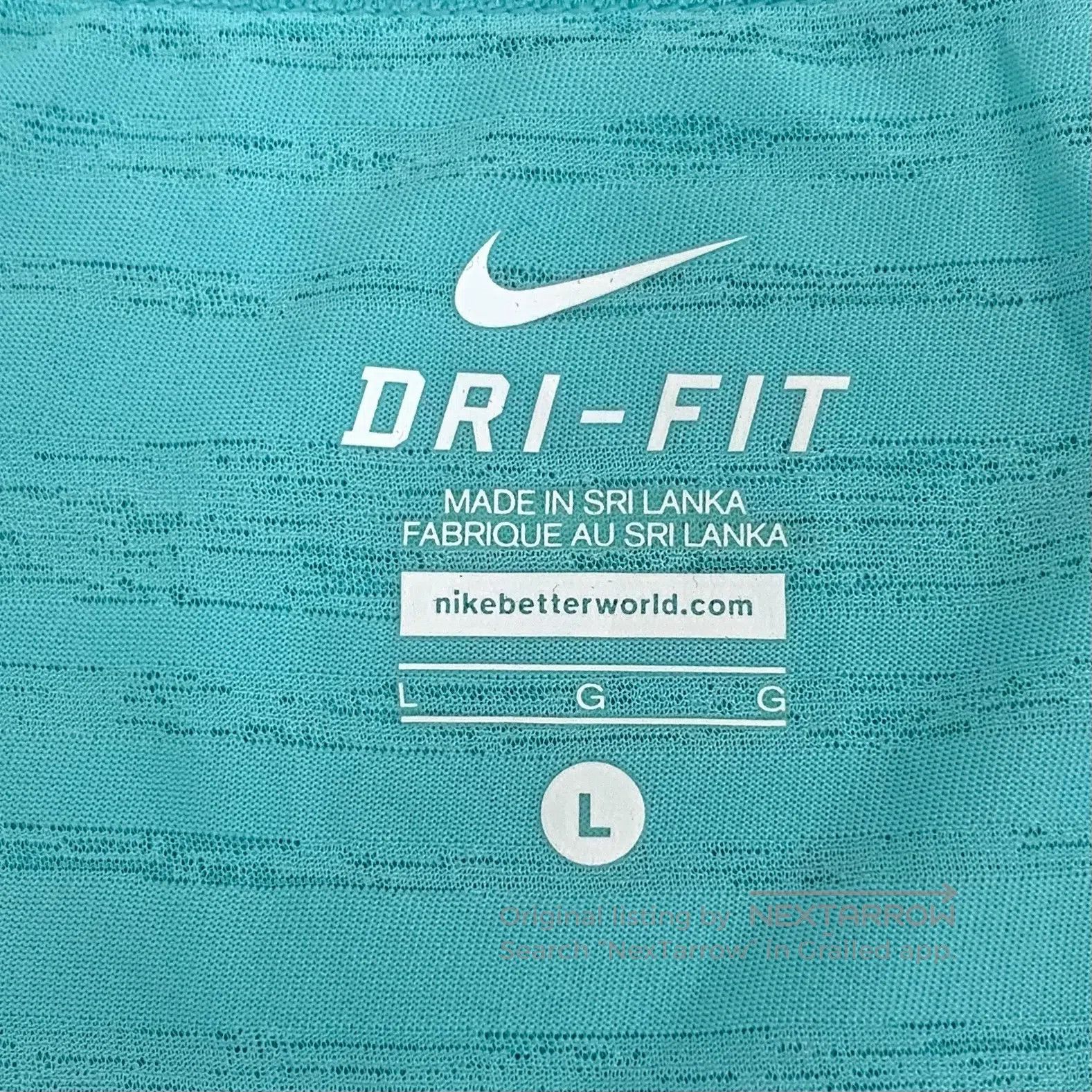 Nike Nike Blue logo crew-neck short-sleeve T-shirt| Size L / US 10 / IT 46 - 5 Thumbnail