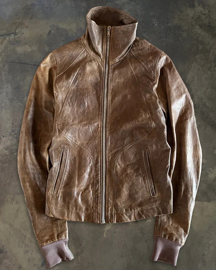 Rick Owens Intarsia Leather Jacket | Grailed