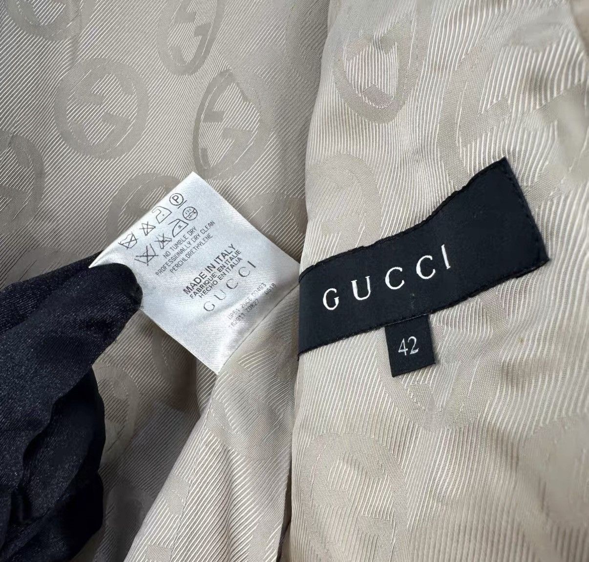 Gucci Gucci Khaki Casual Blazer J42 Size US XS / EU 42 / 0 - 3 Thumbnail