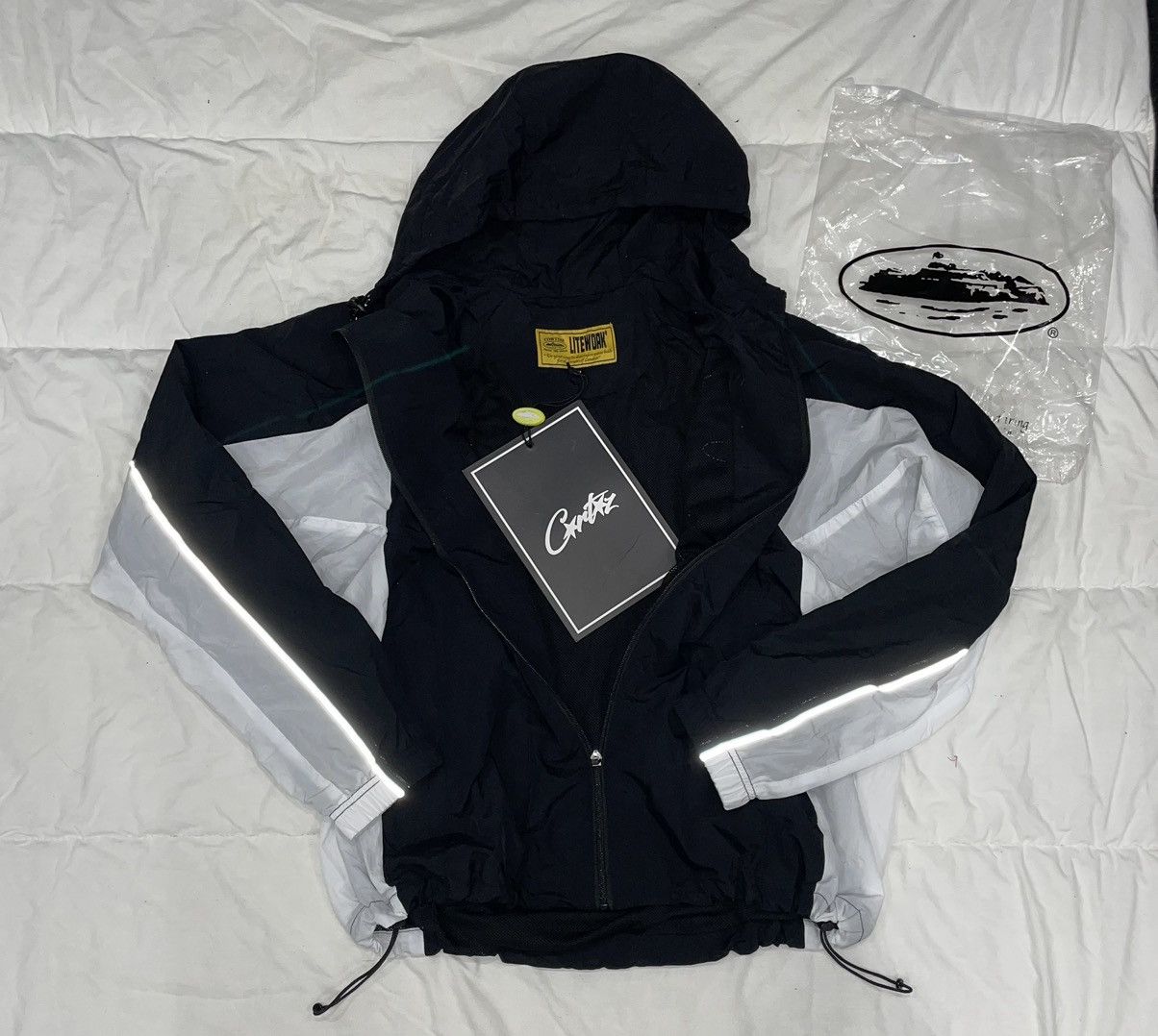 Corteiz corteiz spring jacket black | Grailed
