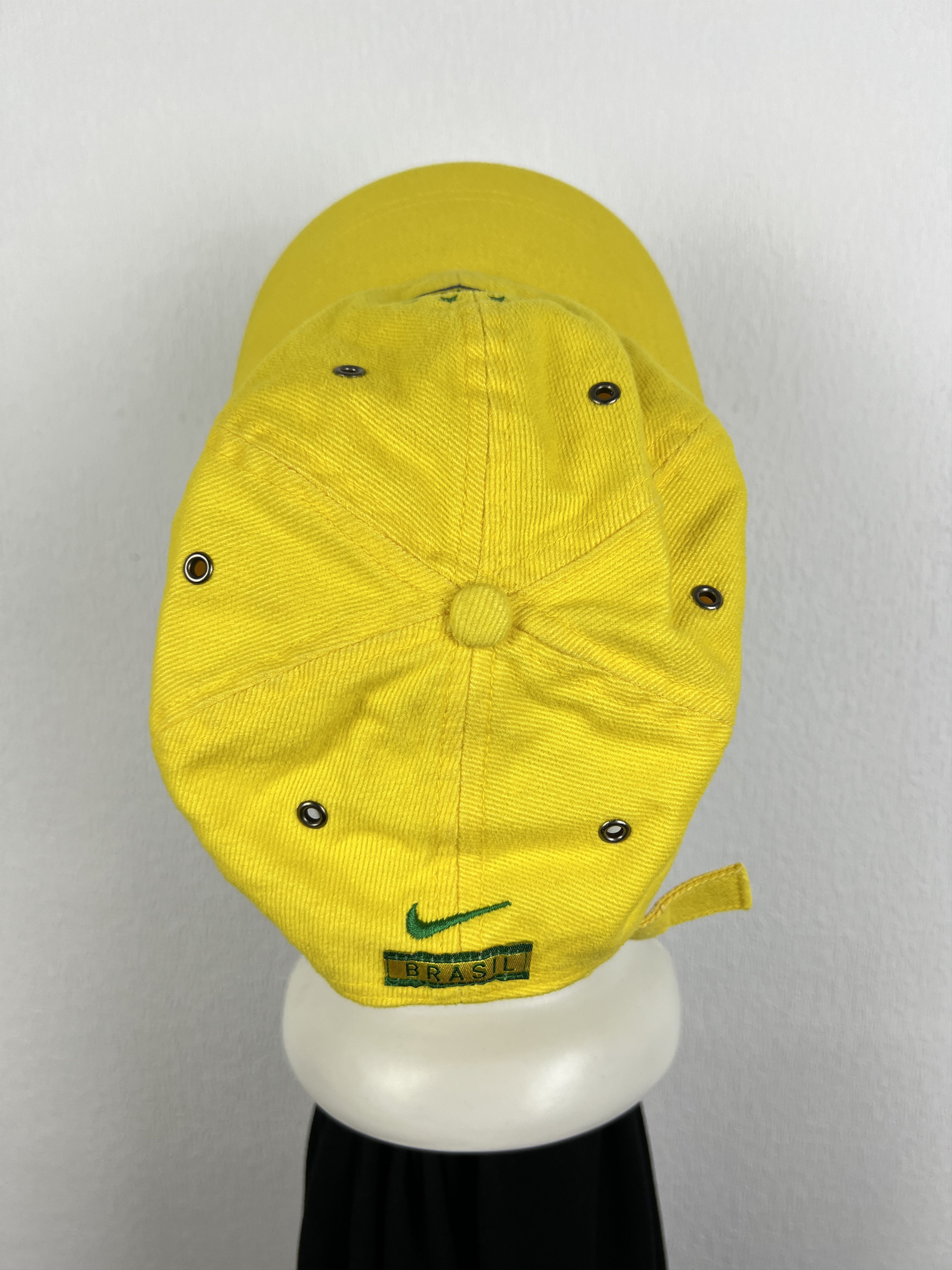 Nike Vintage 2000's Nike Brazil Football Soccer Rare Cap Hat Size ONE SIZE - 6 Thumbnail