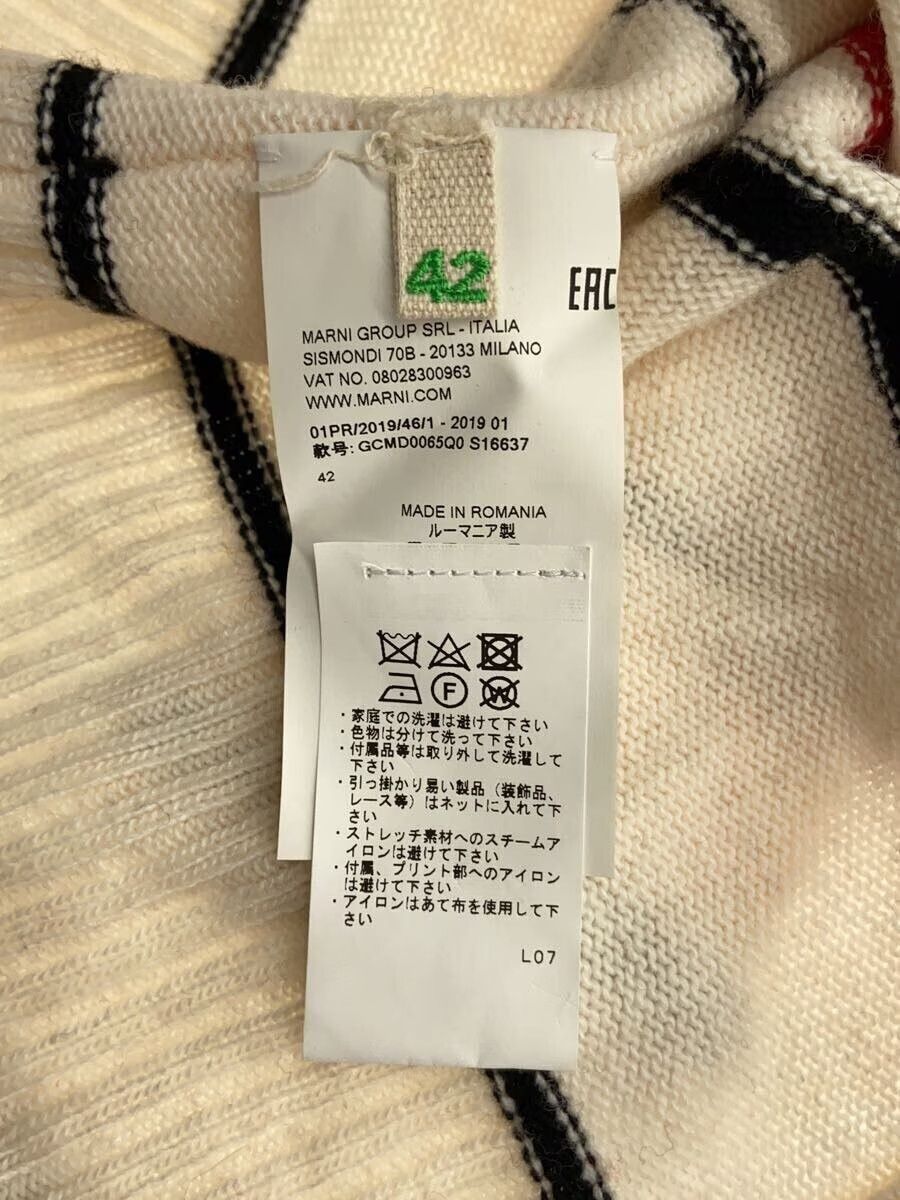 Marni SS19 Striped Bunny Knit Sweater Size US XS / EU 42 / 0 - 4 Thumbnail