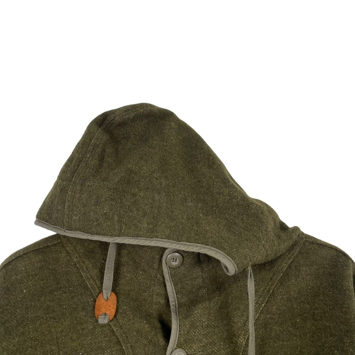Avirex 💥AVIREX WOOL HOODIE JACKET ARMY GREEN Size US L / EU 52-54 / 3 - 4 Thumbnail