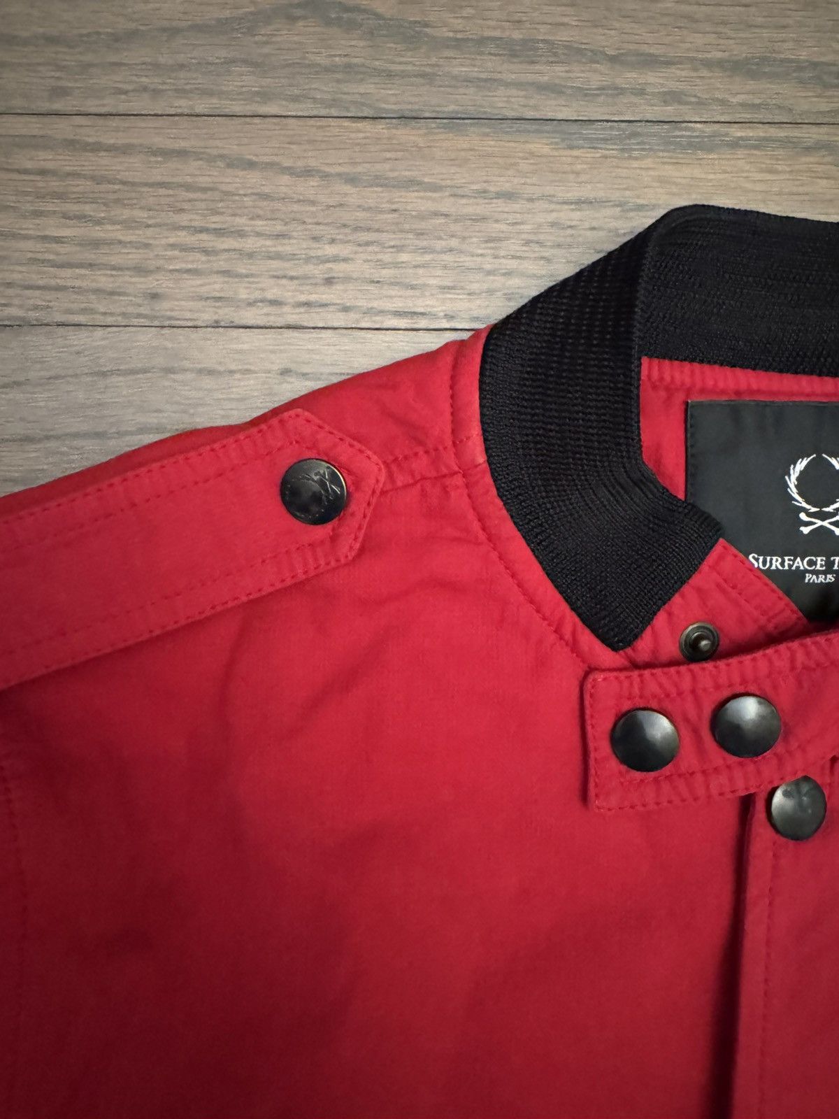 Surface To Air Surface To Air Paris Red Bomber Jacket Size US L / EU 52-54 / 3 - 5 Thumbnail