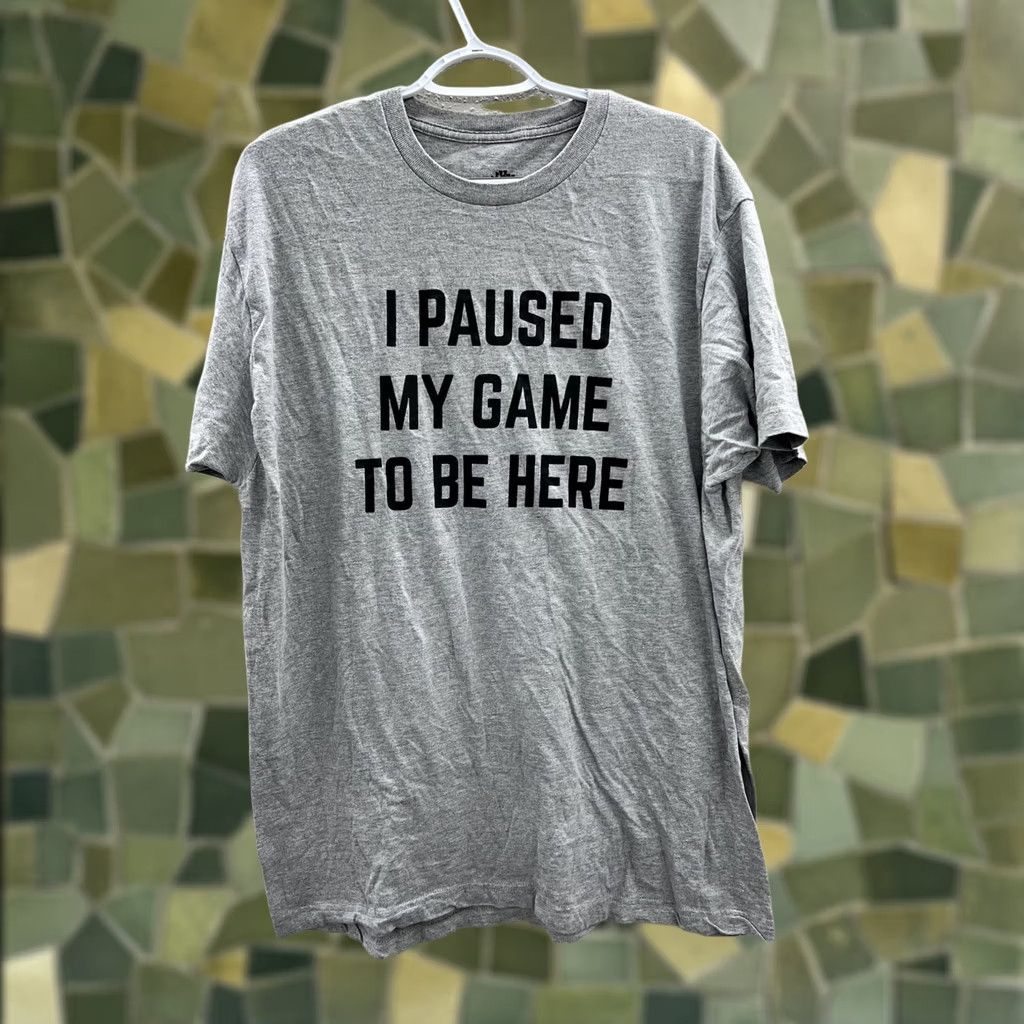 J Brand Annarbor T-Shirt Short Sleeve Size XL Gray Crew Neck Men Regular Shirt Logo Accent Summer Autumn Spring Winter Growing Games Theme Size US XL / EU 56 / 4 - 1 Thumbnail
