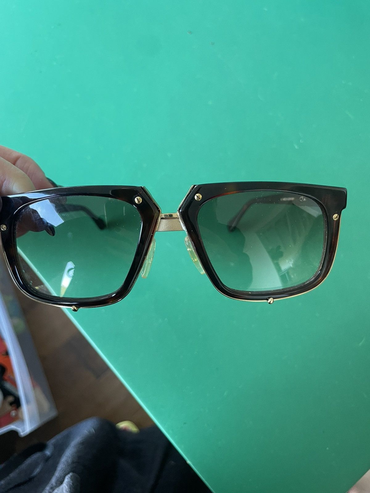 Cazal CAZAL sunglasses 643 gold and havana brown Size ONE SIZE - 3 Thumbnail