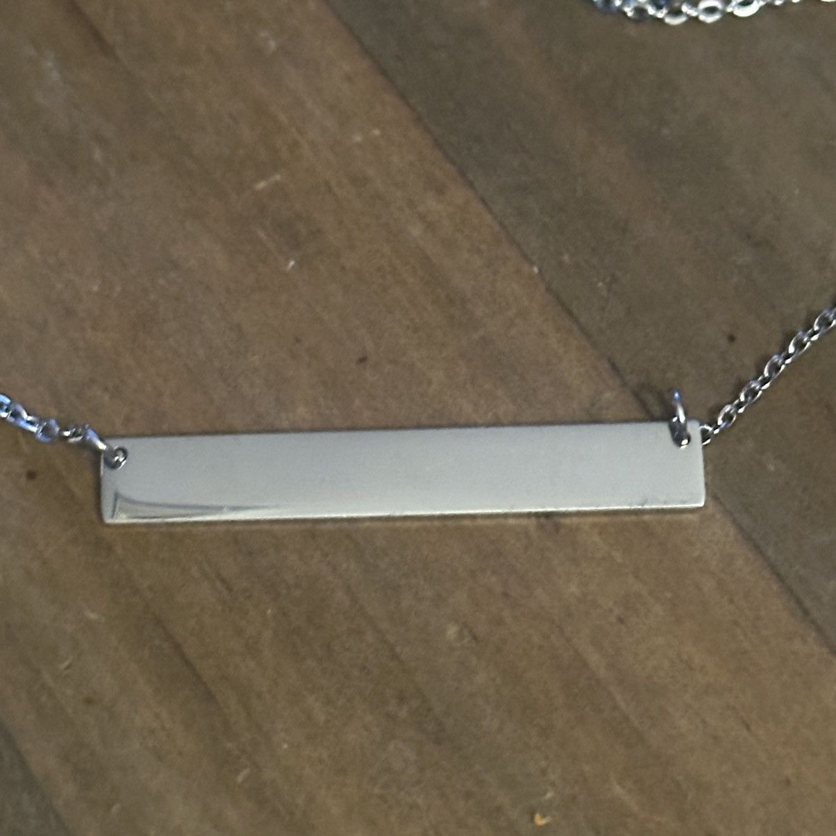 Other Stainless Steel Beauty Radiance Strength bar necklace Size ONE SIZE - 4 Thumbnail