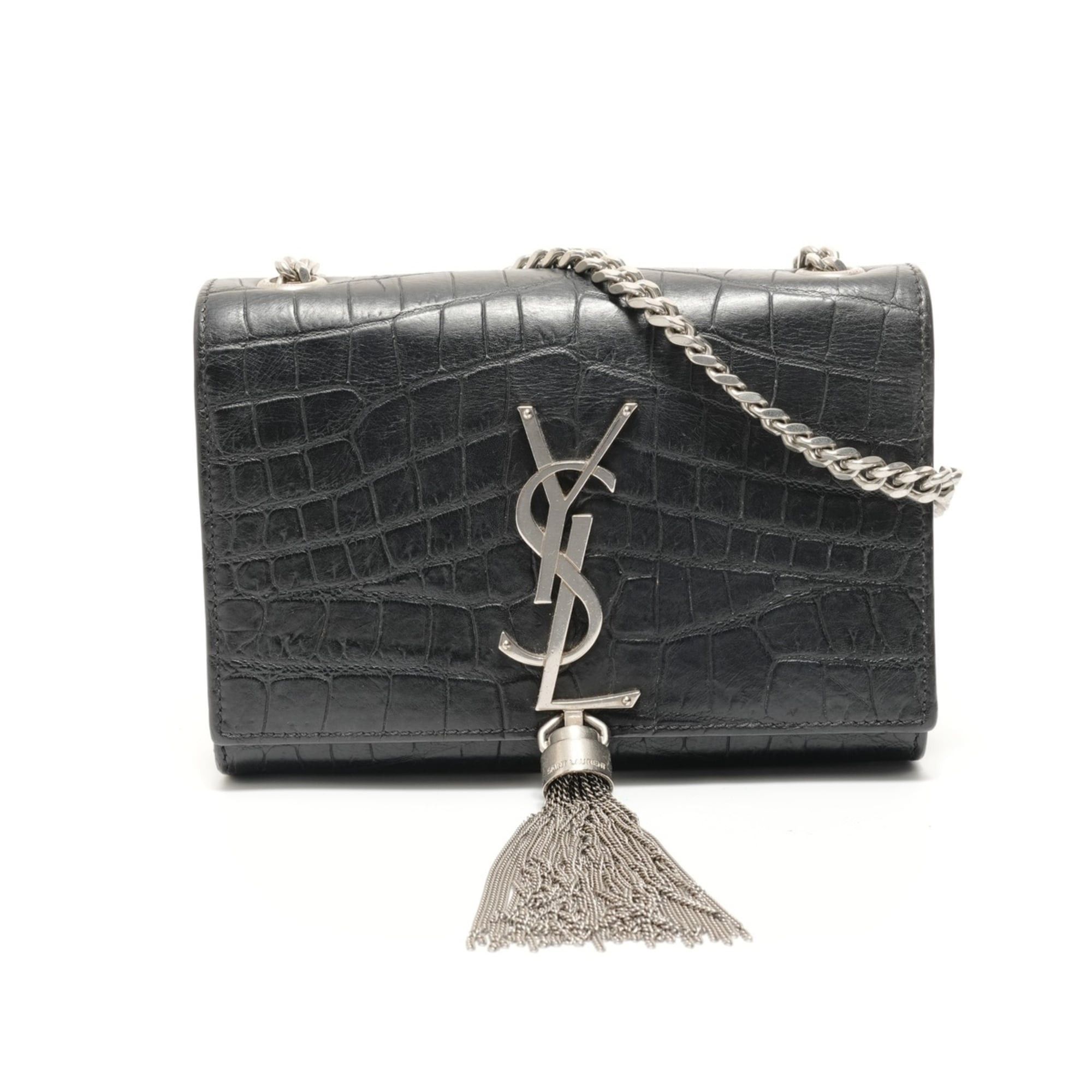 Yves Saint Laurent Yves Saint Laurent Kate Small Chain Shoulder Bag, Black Size ONE SIZE - 1 Thumbnail