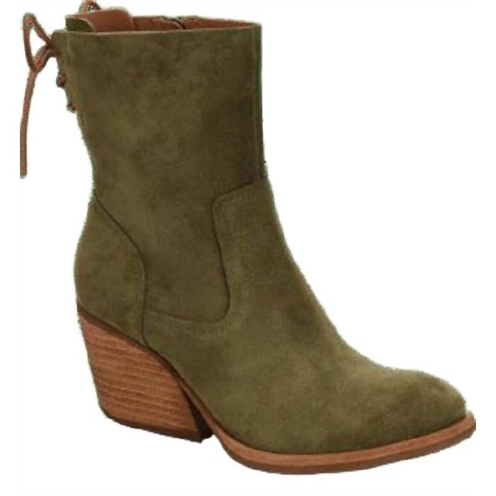 KorkEase Cherna Bootie In Olive Green Suede Grailed