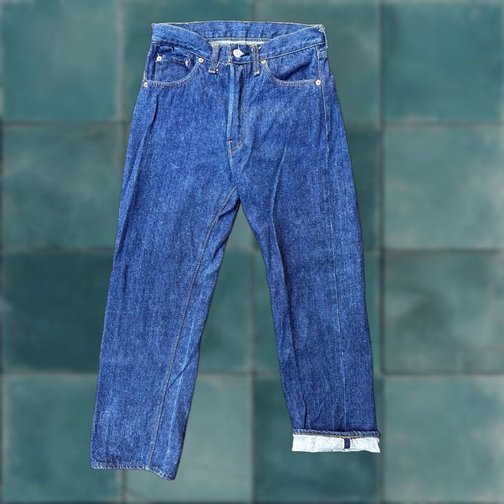 Levi's VINTAGE Levi's 501 XX Jeans 70s Redline Single Stitch 28x28 66 SS Dark Blue Cotton Denim Jeans Men Size US 28 / EU 44 - 1 Thumbnail