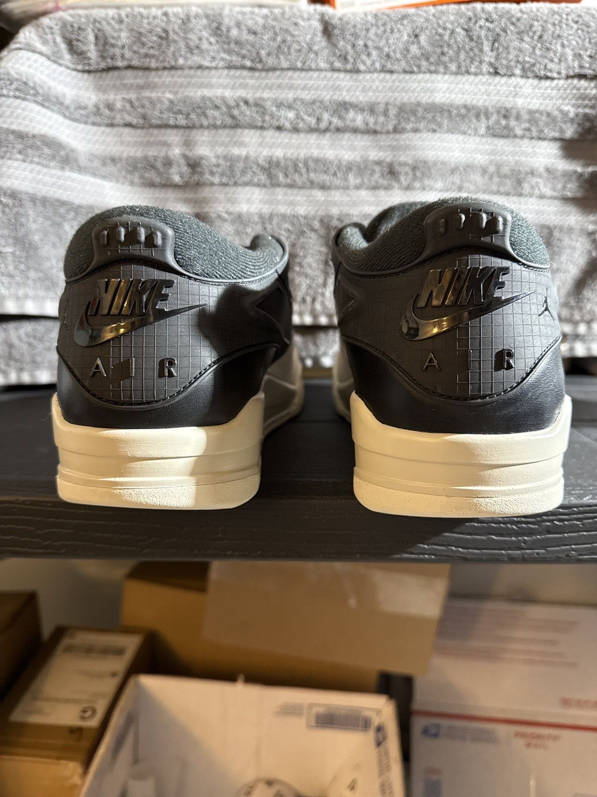 Nike Jordan 4 RM Black Light Bone Size US 12 / EU 45 - 4 Thumbnail