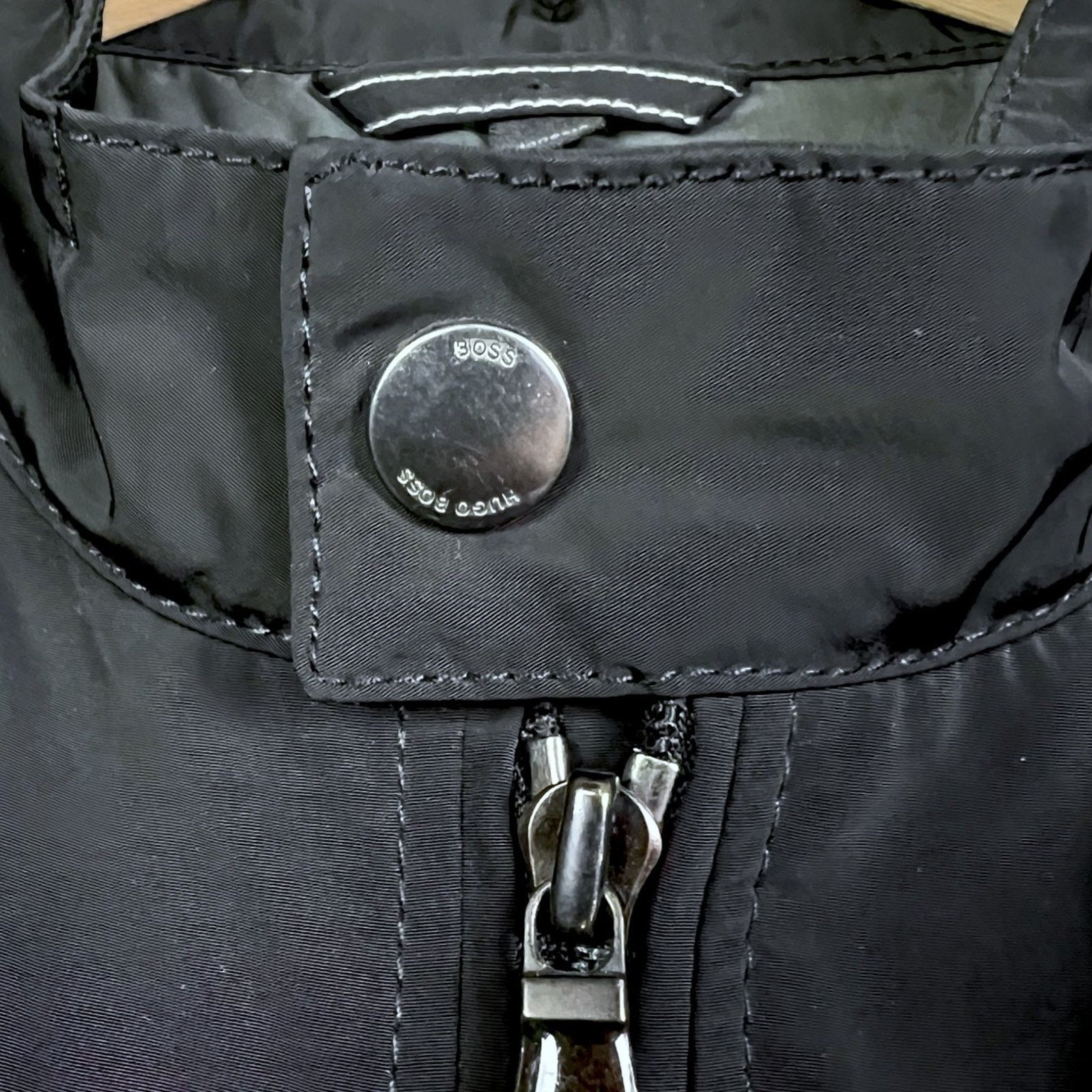 Hugo Boss Men's Boss by Hugo Boss Black Nylon Jacket Large $349 Retail Size US L / EU 52-54 / 3 - 6 Thumbnail