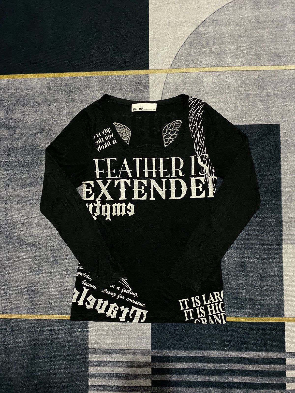 If Six Was Nine SEAL LAYER CROSS PUNK STYLE LONG SLEEVE Size S / US 4 / IT 40 - 3 Thumbnail