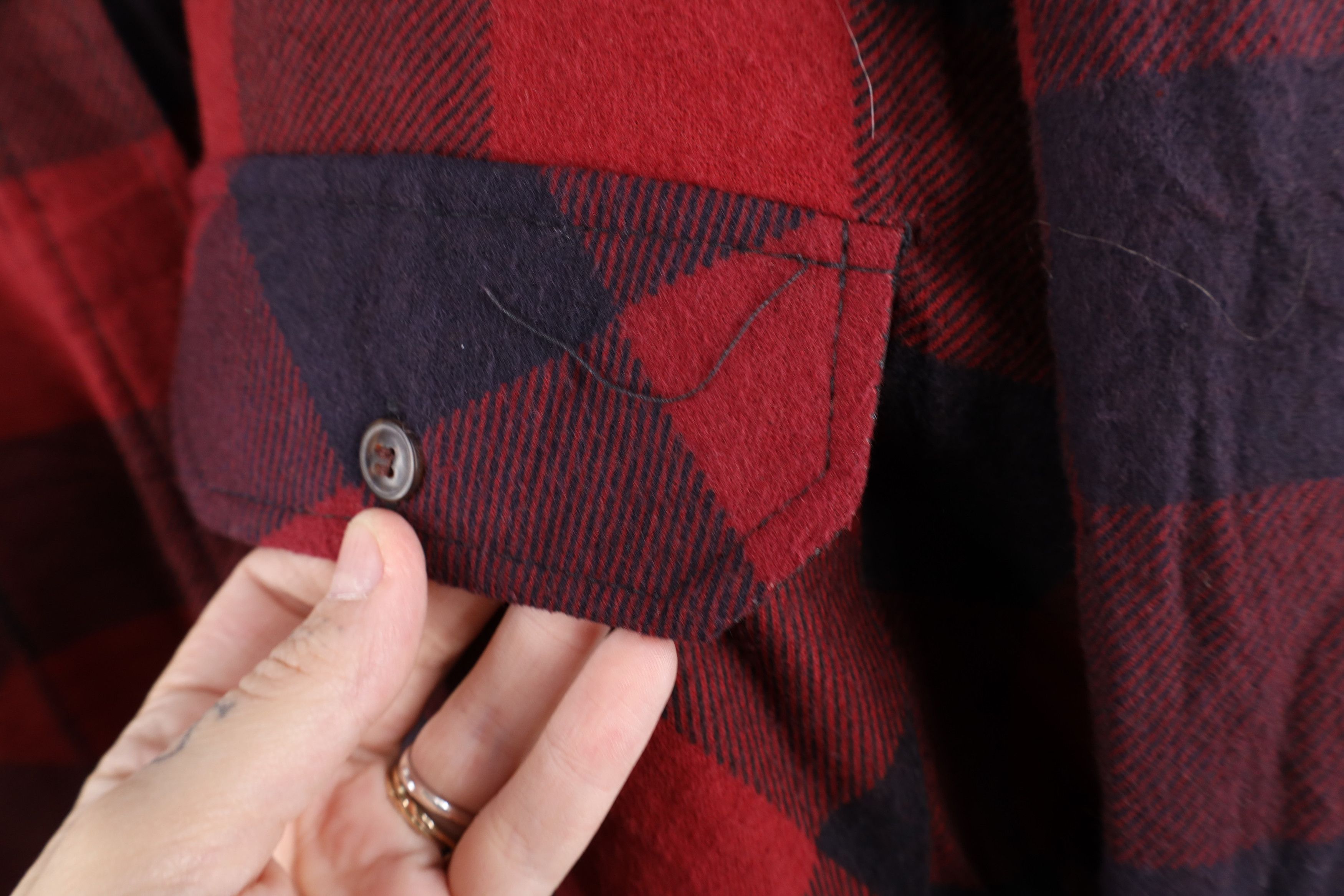 Vintage Vintage 90s Y2K Streetwear Flannel Button Shirt Jacket Jac Size US XXL / EU 58 / 5 - 5 Thumbnail