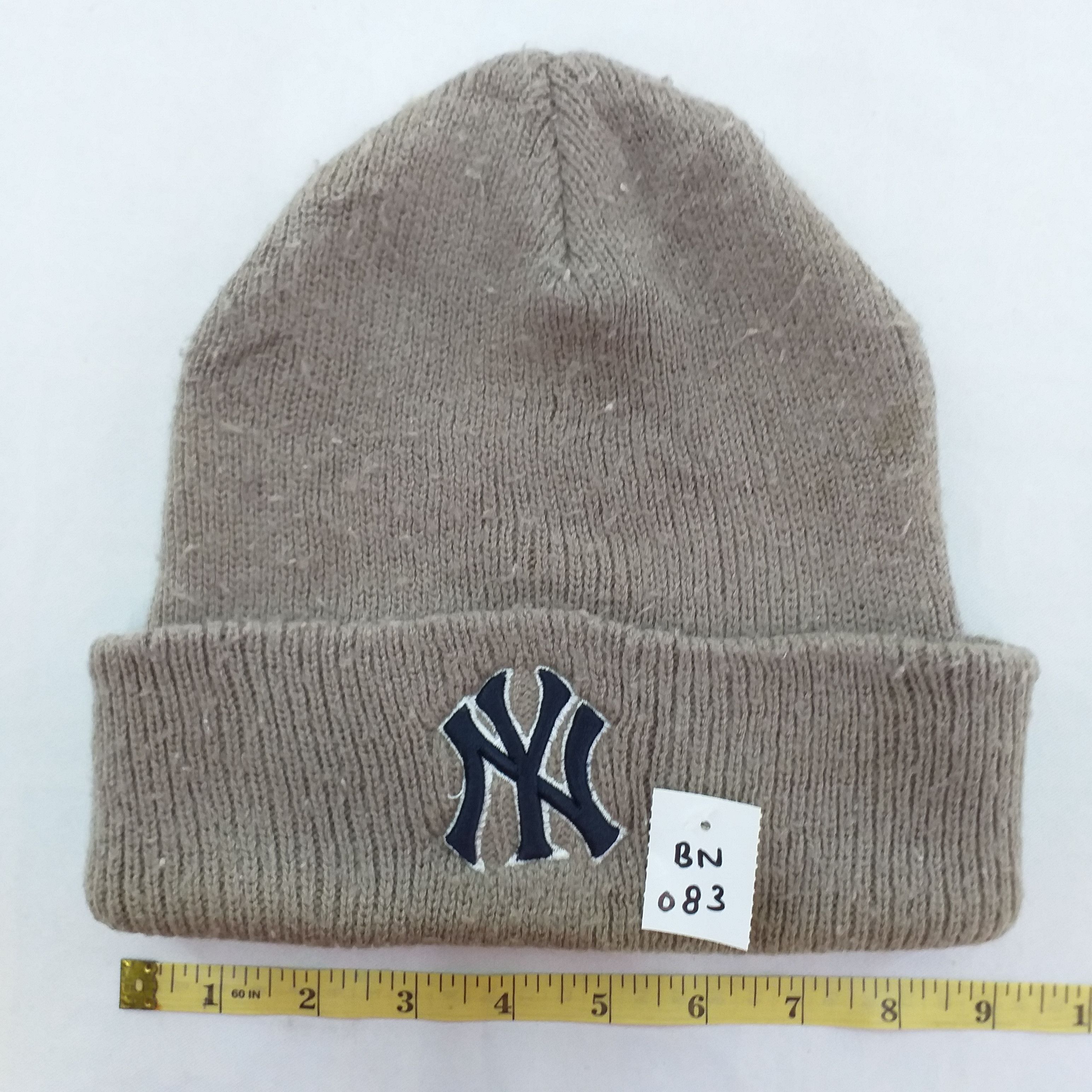 Japanese Brand NY Embroidery Snow Cap Hat Beanie -BN083 Size ONE SIZE - 3 Thumbnail