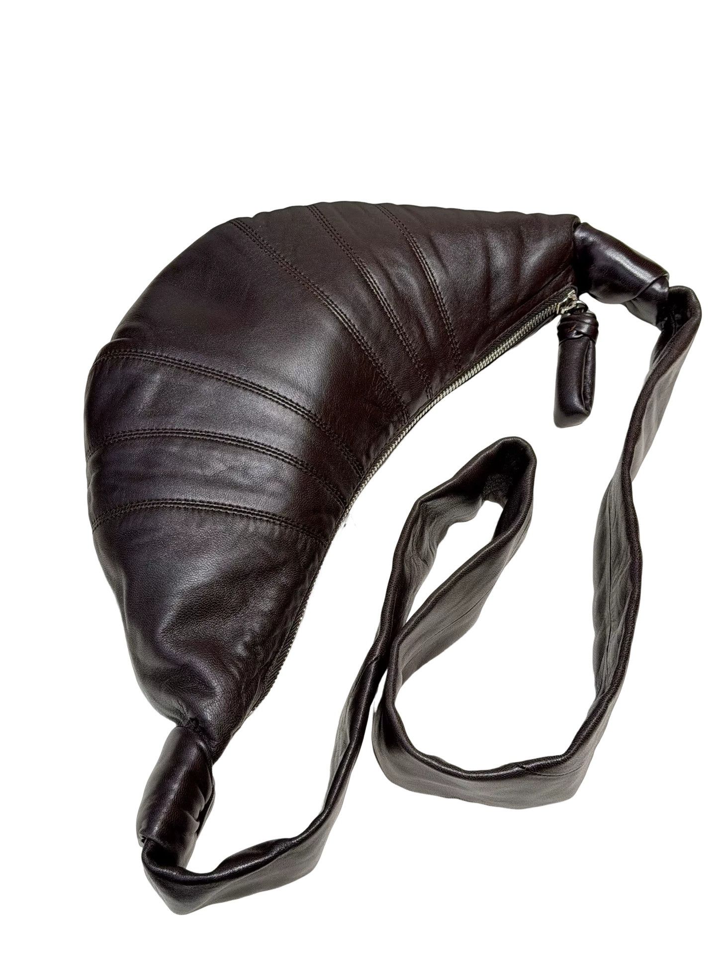 Lemaire Lemaire Leather Croissant Bag ONE SIZE Size ONE SIZE - 1 Thumbnail