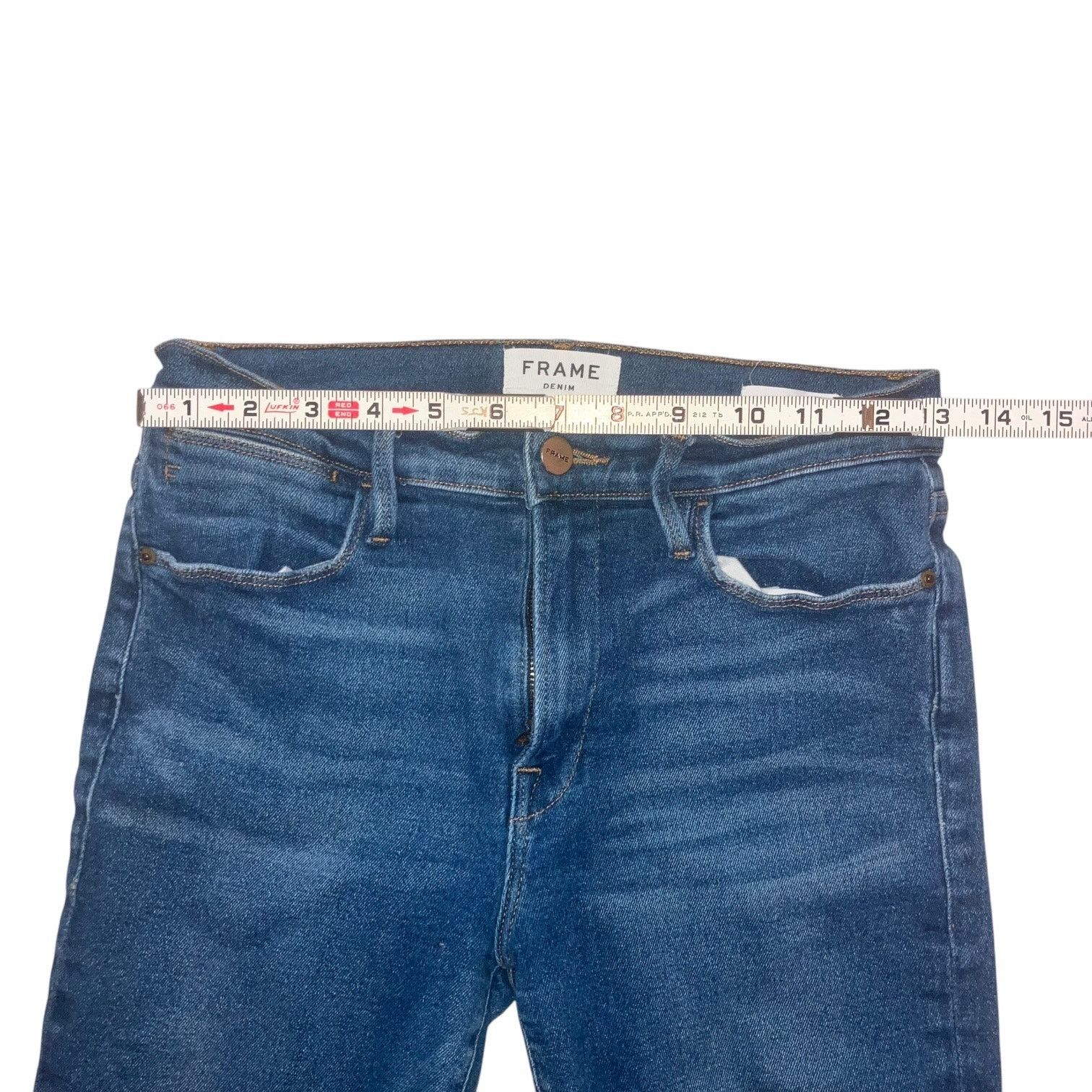 Frame Frame Le High Skinny Jean in Medium Wash Clipper Street - 28 Size 28" / US 6 / IT 42 - 12 Thumbnail