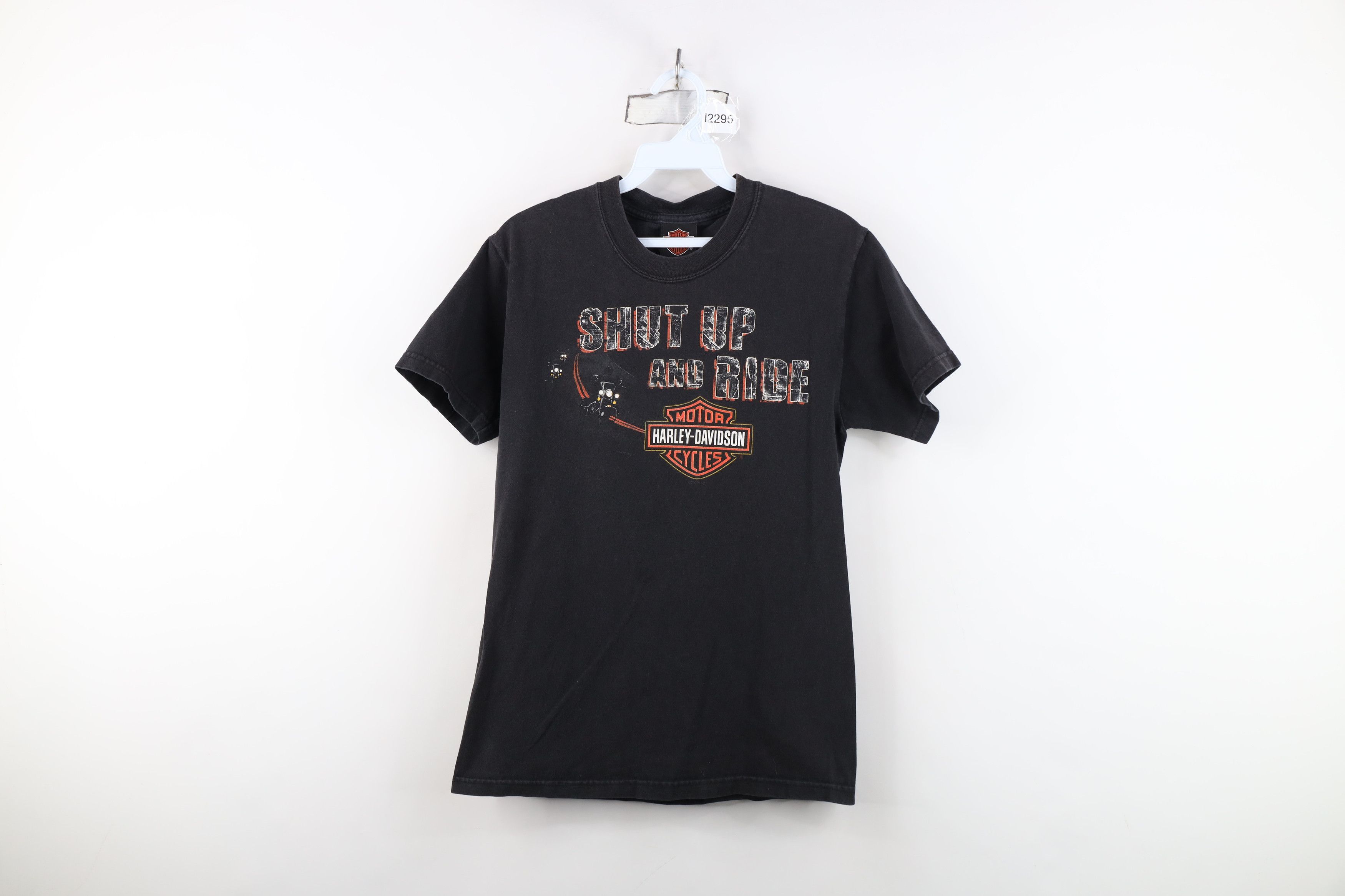 Harley Davidson Vintage Y2K Harley Davidson Up And Ride T-Shirt Black USA Size US S / EU 44-46 / 1 - 1 Thumbnail