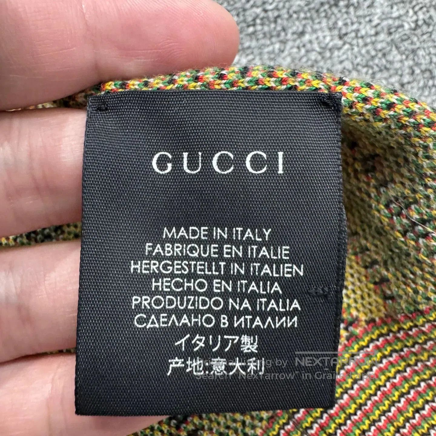 Gucci Gucci Lock Buckle Pattern Scarf. Size ONE SIZE - 5 Thumbnail
