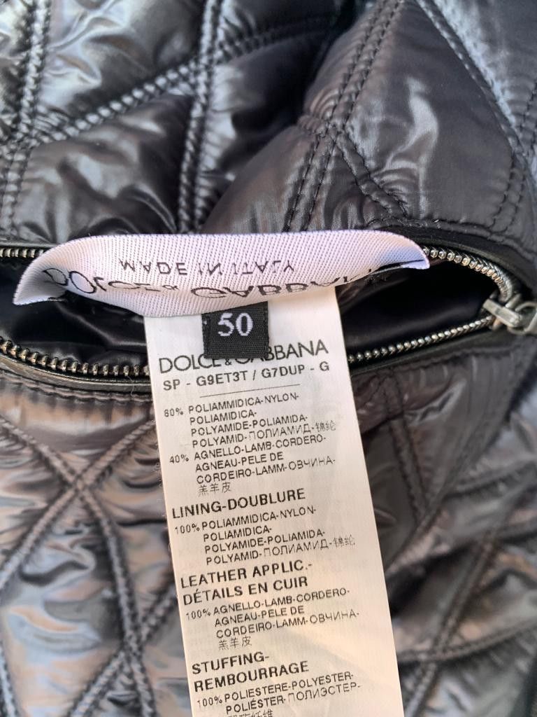 Dolce & Gabbana Dolce & Gabbana Runway Camo Lambskin Leather Parka Jacket Size US L / EU 52-54 / 3 - 8 Thumbnail